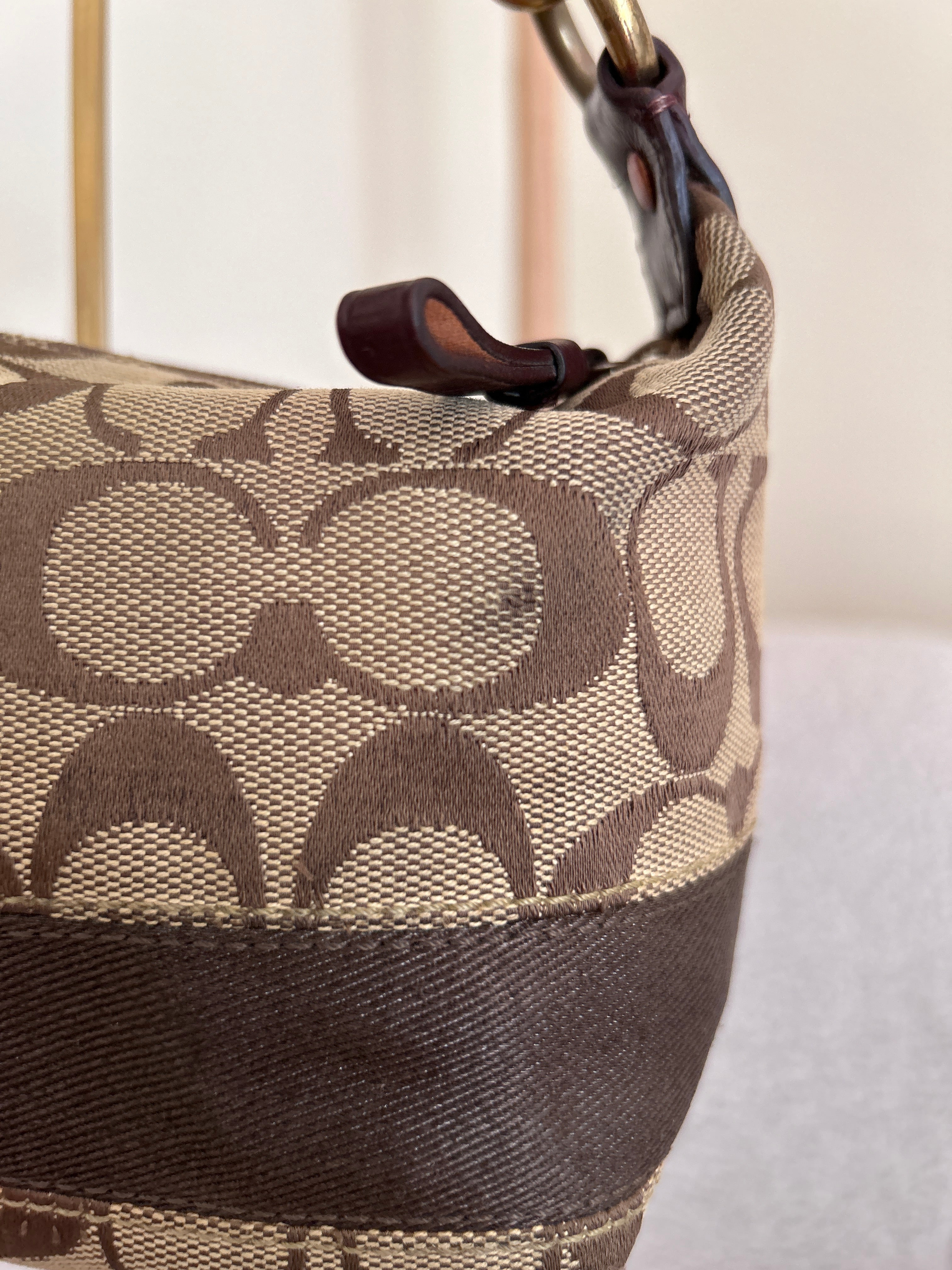 Vintage Coach Legacy mini handbag
