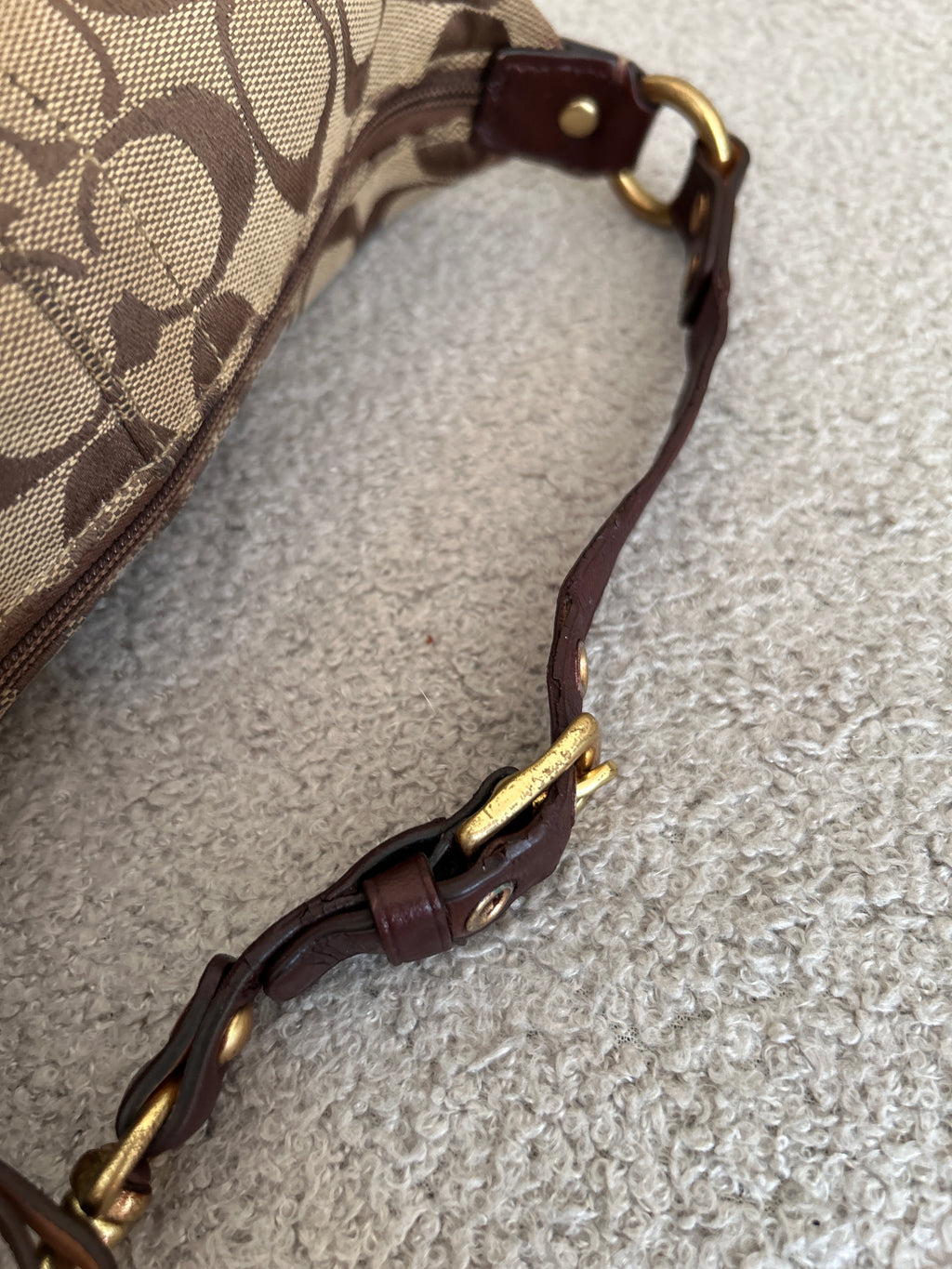 Vintage Coach Legacy mini handbag