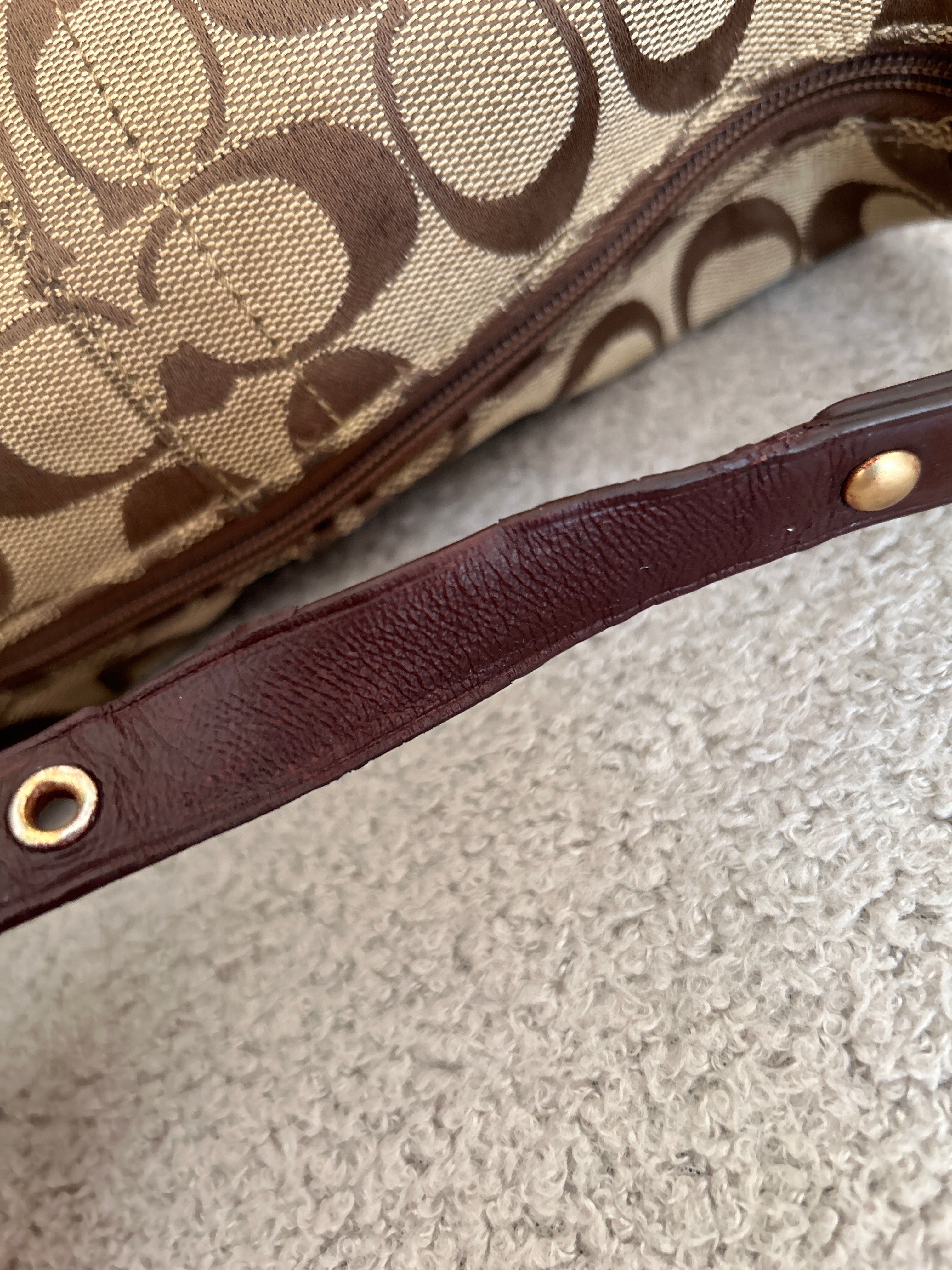 Vintage Coach Legacy mini handbag