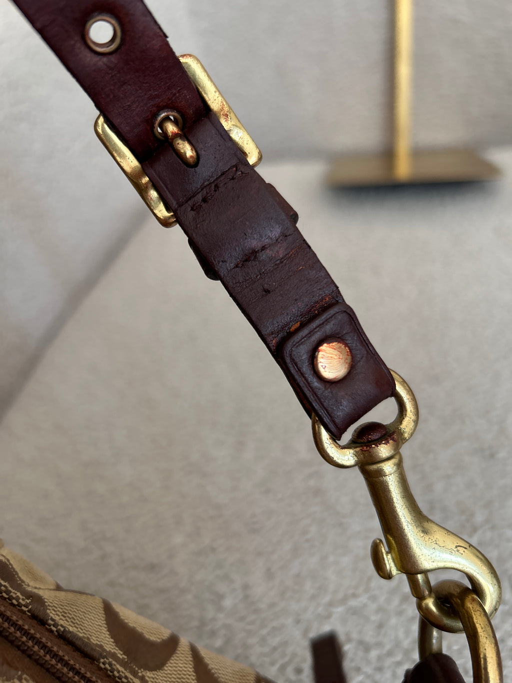 Vintage Coach Legacy mini handbag