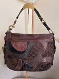Vintage Coach Zoe patchwork shoulder bag