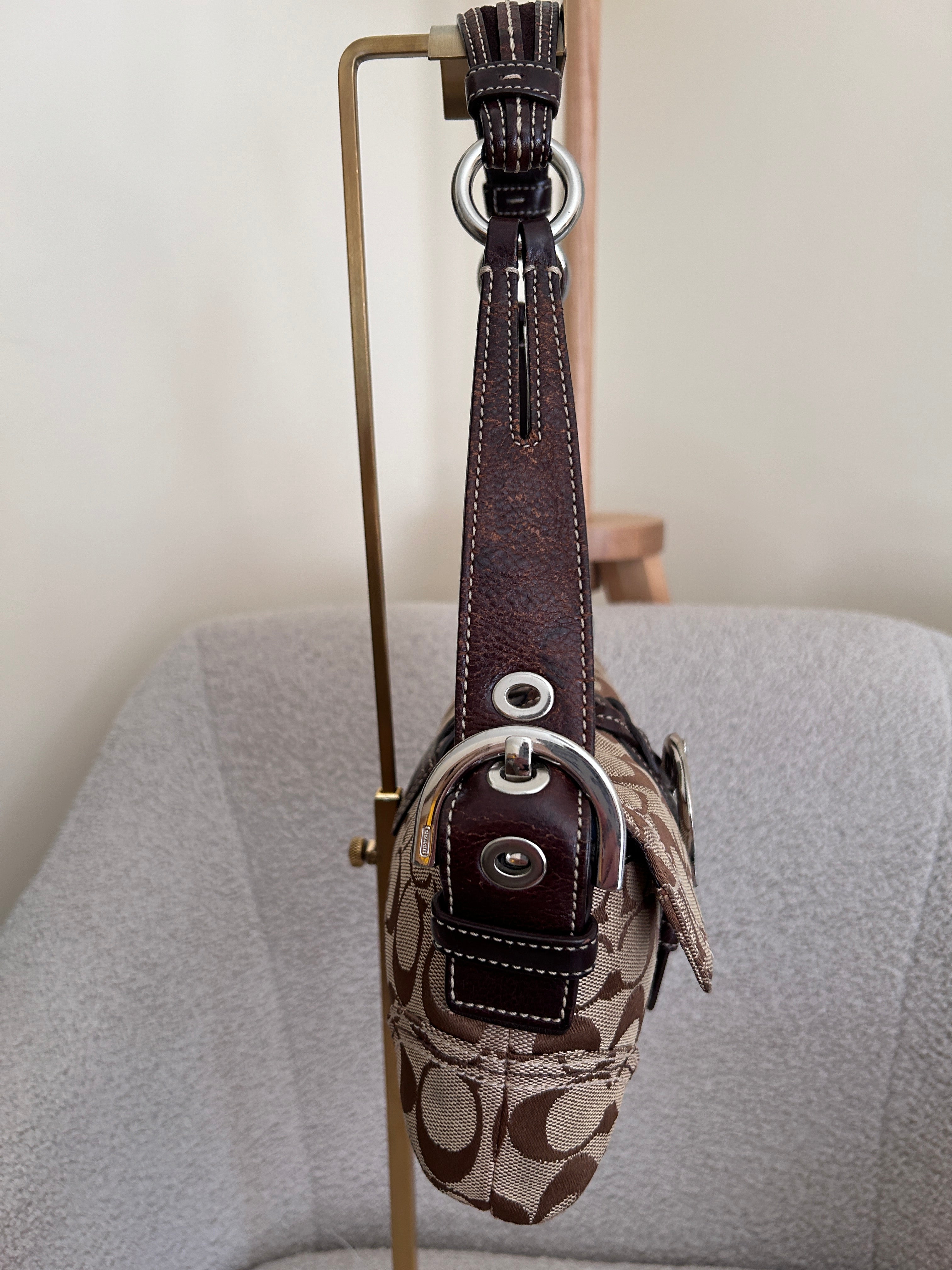 Vintage Coach Soho brown shoulder bag
