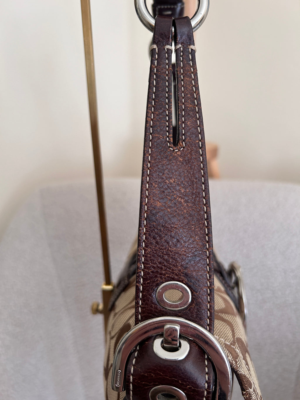 Vintage Coach Soho brown shoulder bag