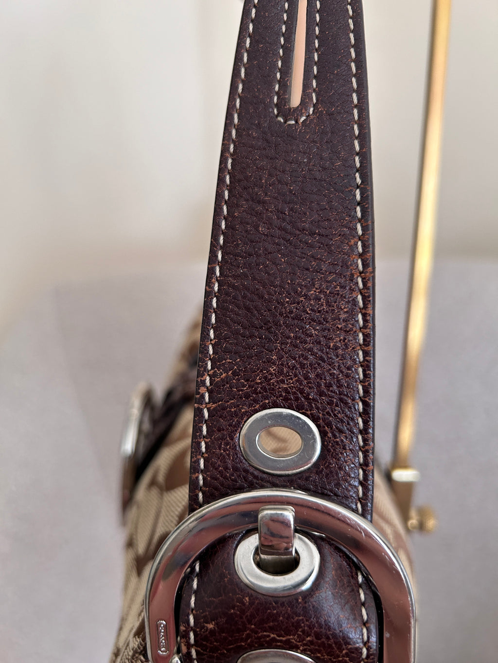 Vintage Coach Soho brown shoulder bag