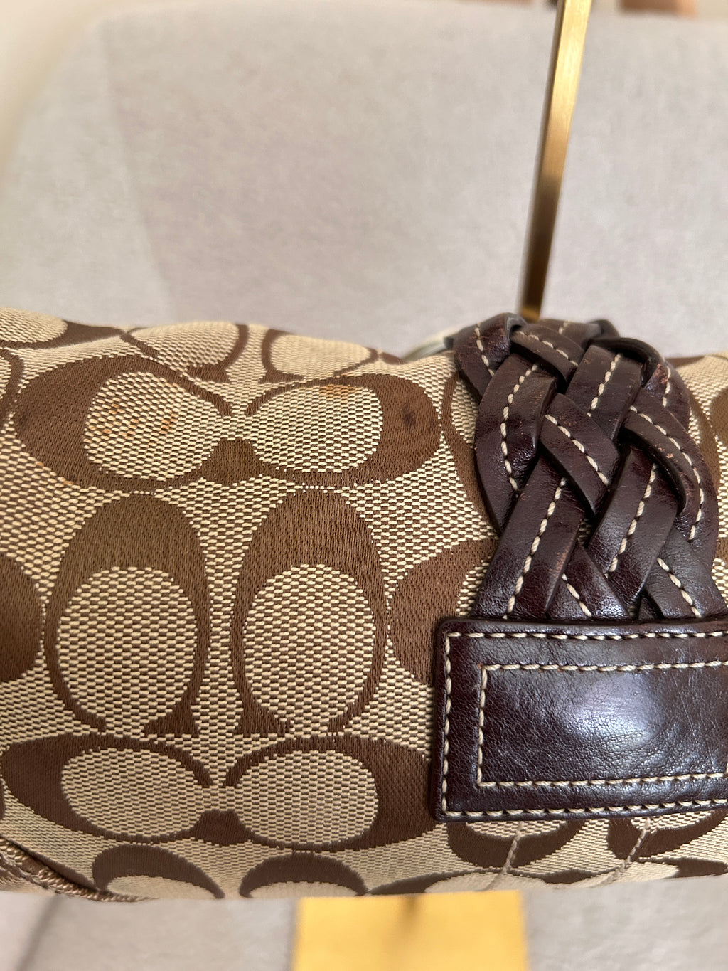 Vintage Coach Soho brown shoulder bag