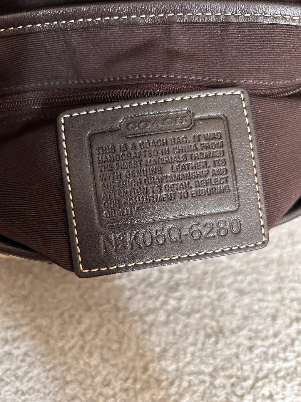 Vintage Coach Soho brown shoulder bag