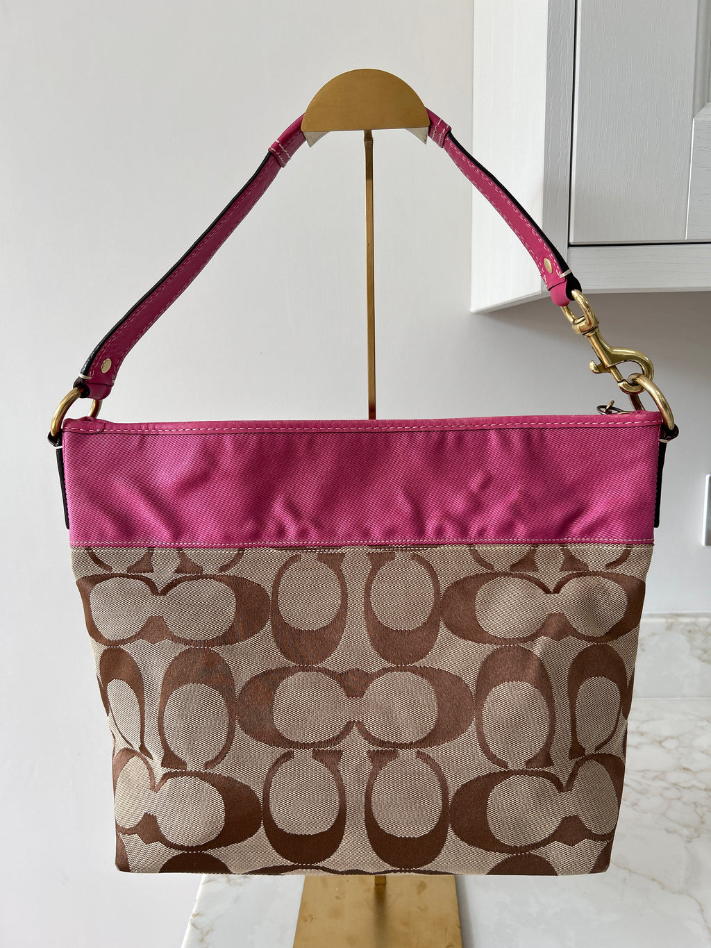 Vintage Coach rare floral shoulder bag