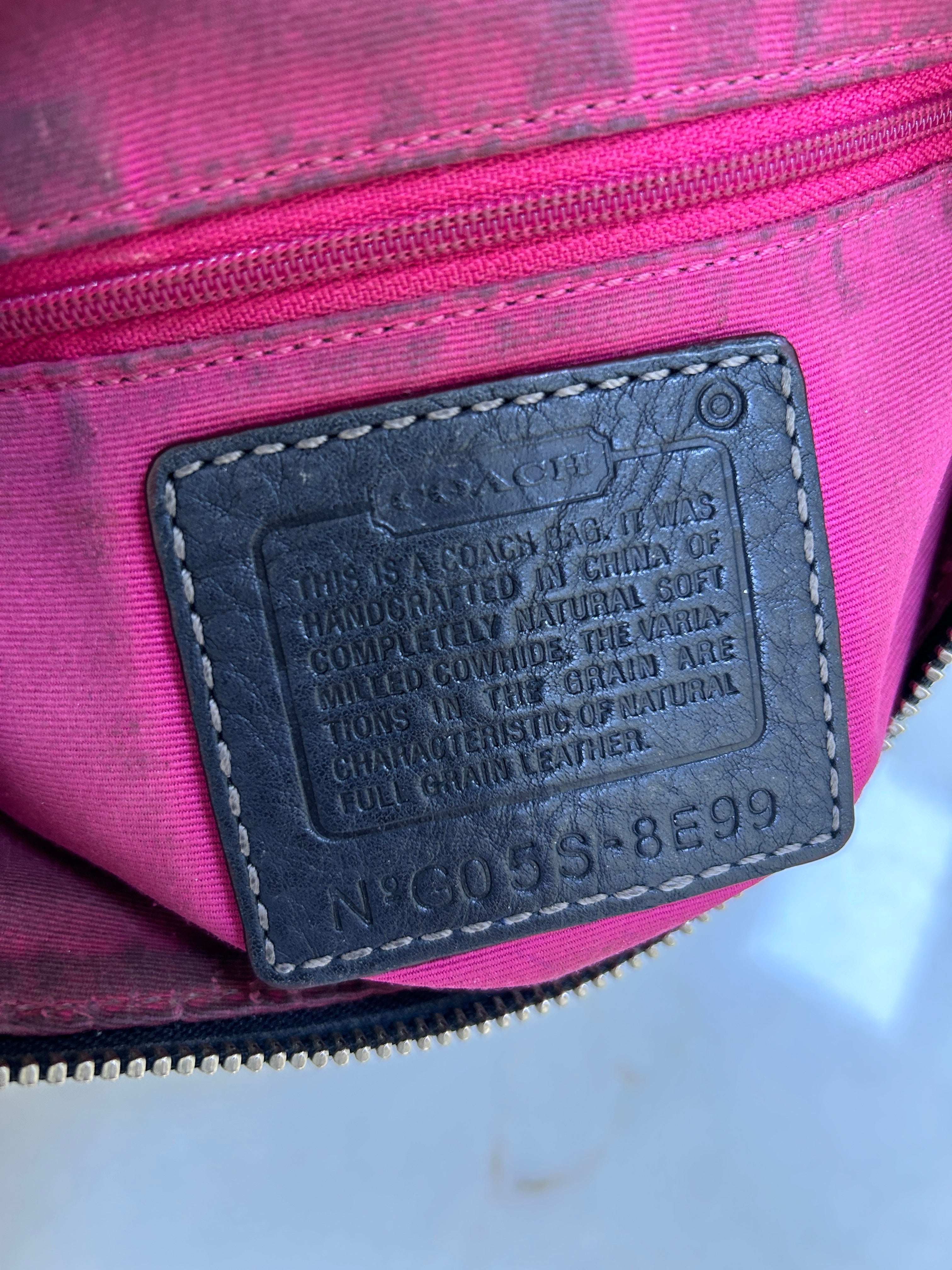 Vintage Coach shoulder bag