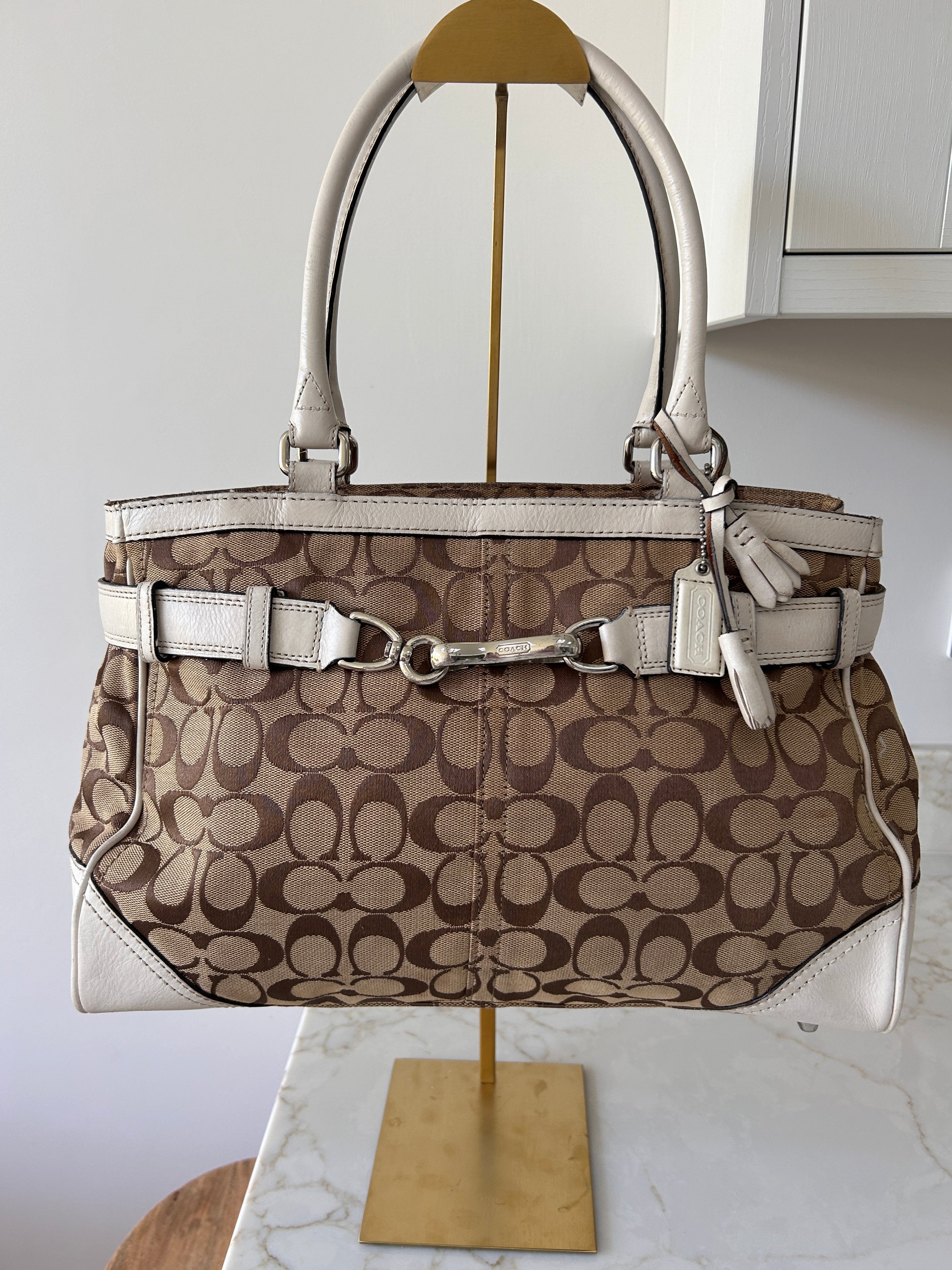 Vintage Coach Hamptons shoulder bag