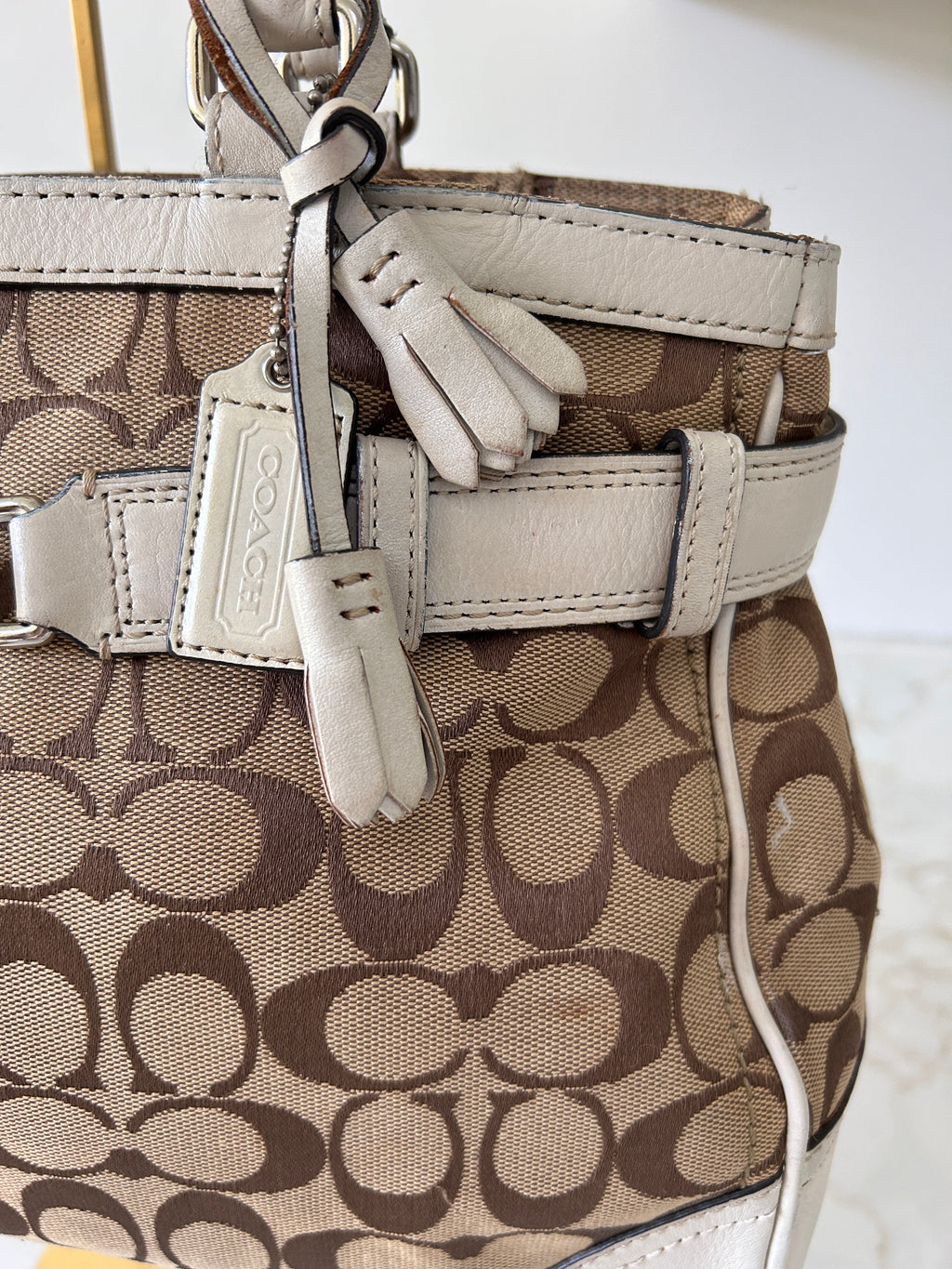 Vintage Coach Hamptons shoulder bag