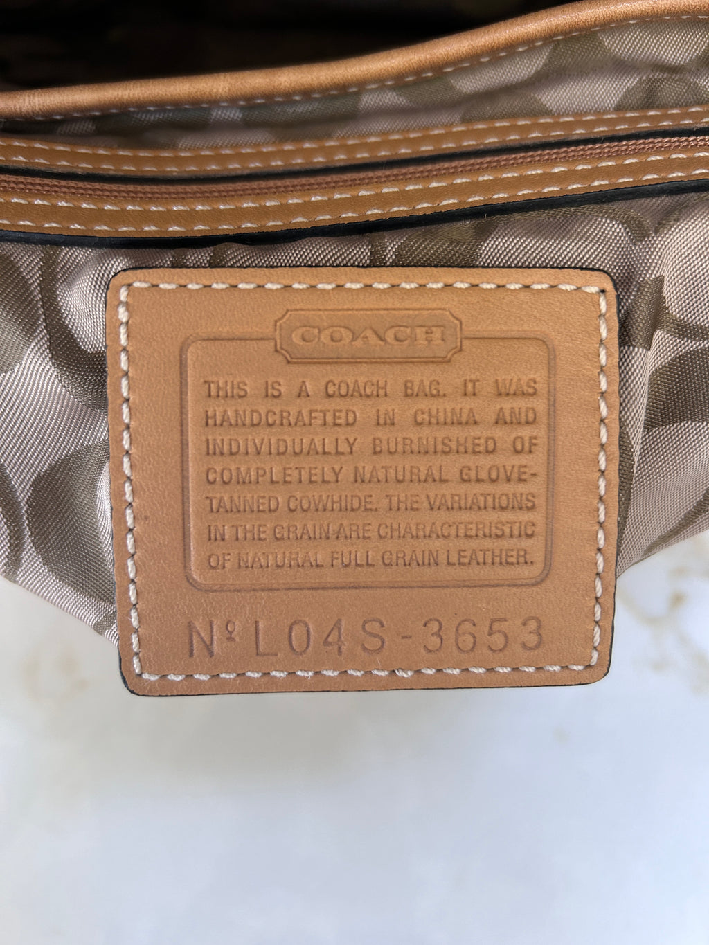 Vintage Coach 3653 Soho shoulder bag