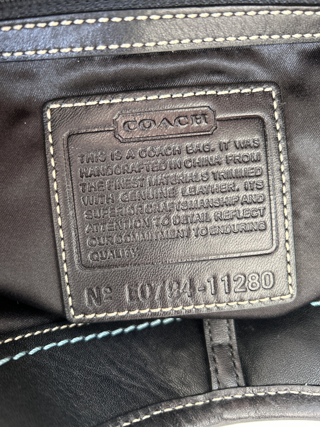 Vintage Coach Ergo shoulder bag