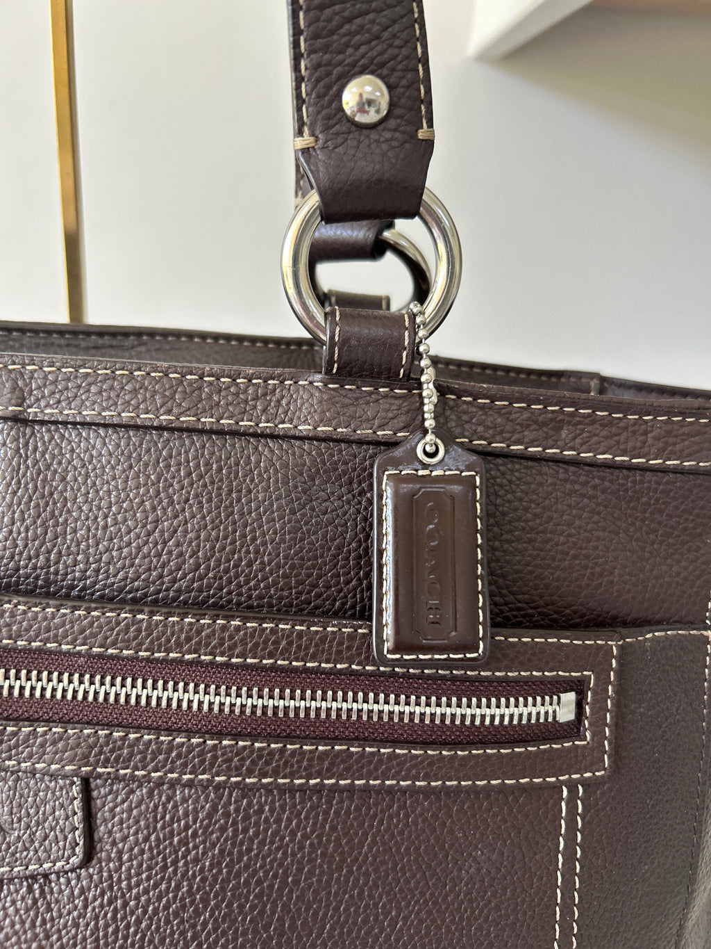 Vintage Coach tote shoulder bag