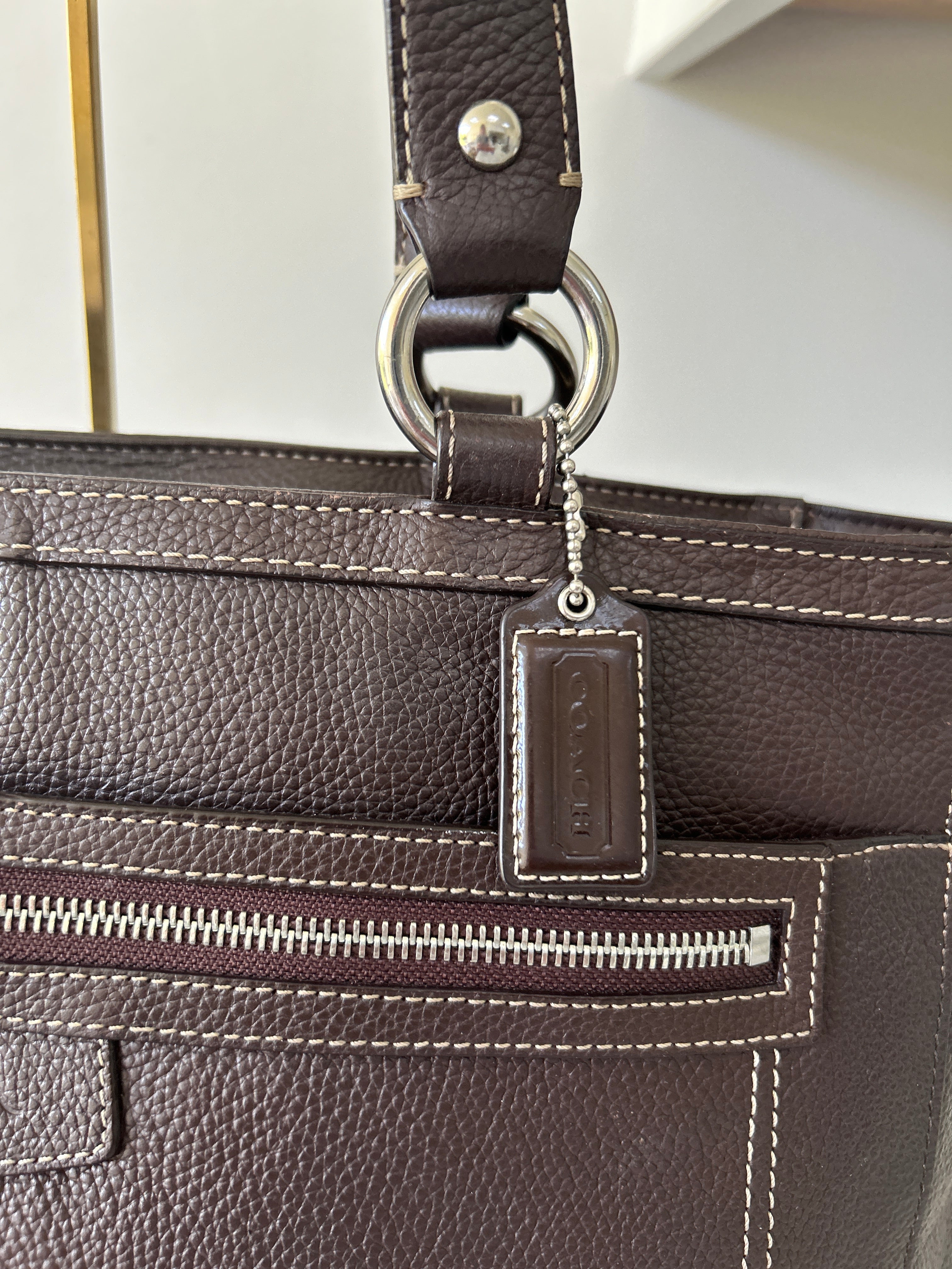 Vintage Coach tote shoulder bag