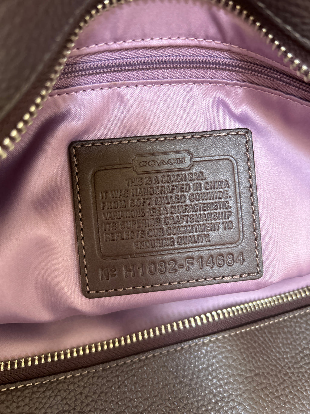 Vintage Coach tote shoulder bag