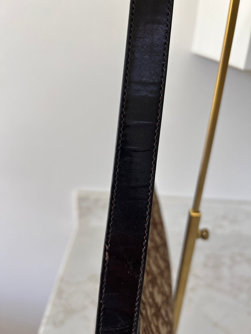 Vintage Dior trotter shoulder bag