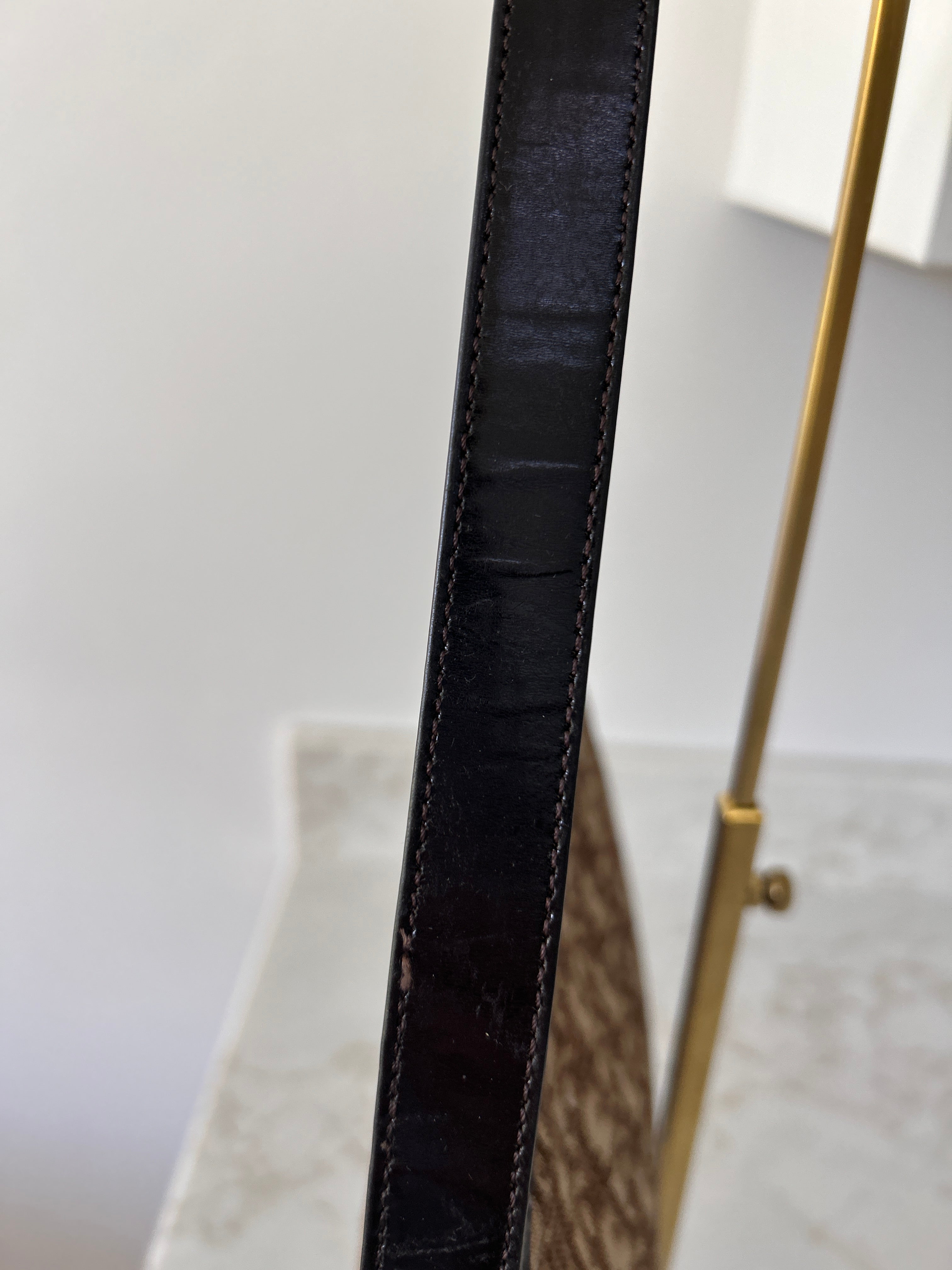 Vintage Dior trotter shoulder bag