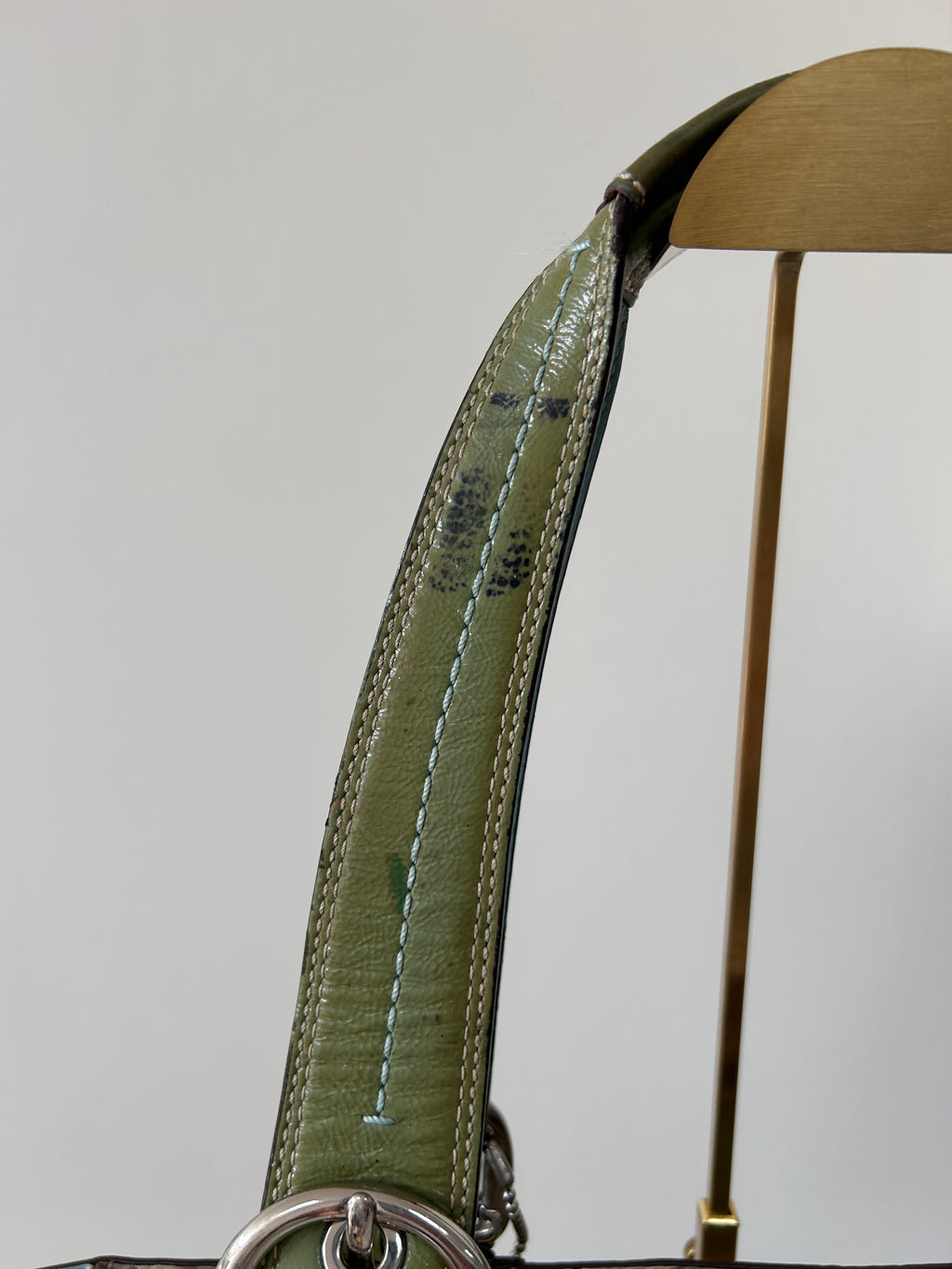 Vintage Coach optic monogram Soho tote shoulder bag