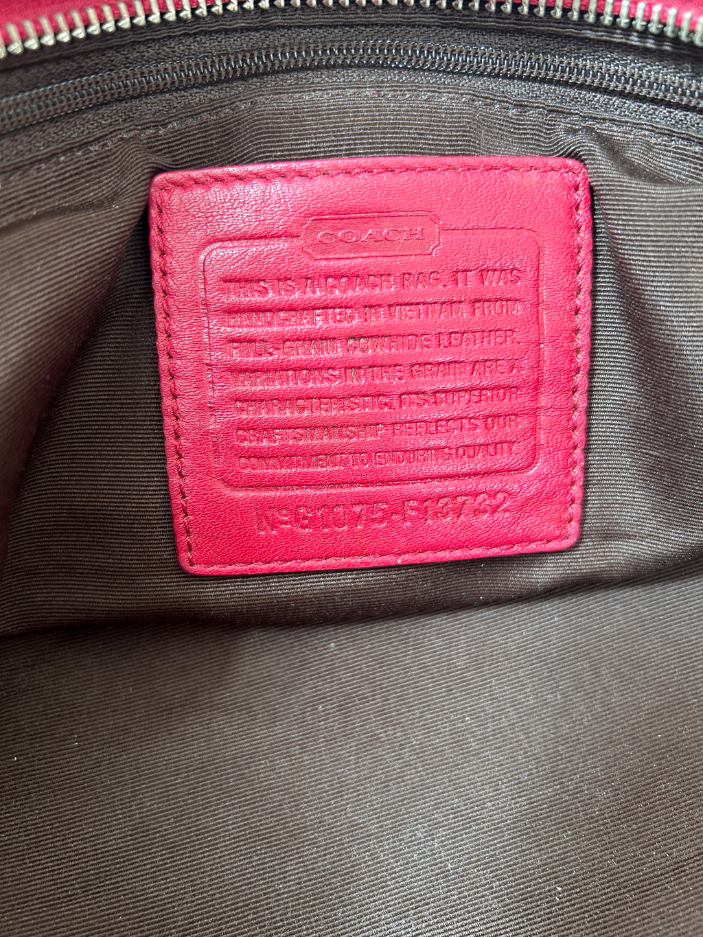 Vintage Coach Soho tote shoulder bag