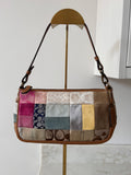 Vintage Coach mini patchwork shoulder bag