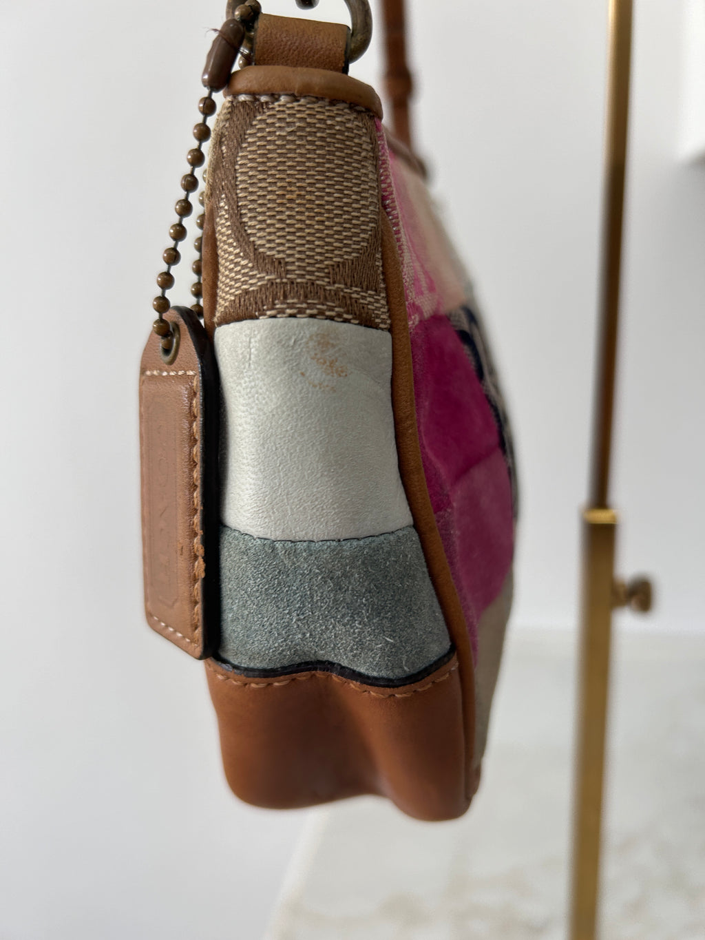 Vintage Coach mini patchwork shoulder bag
