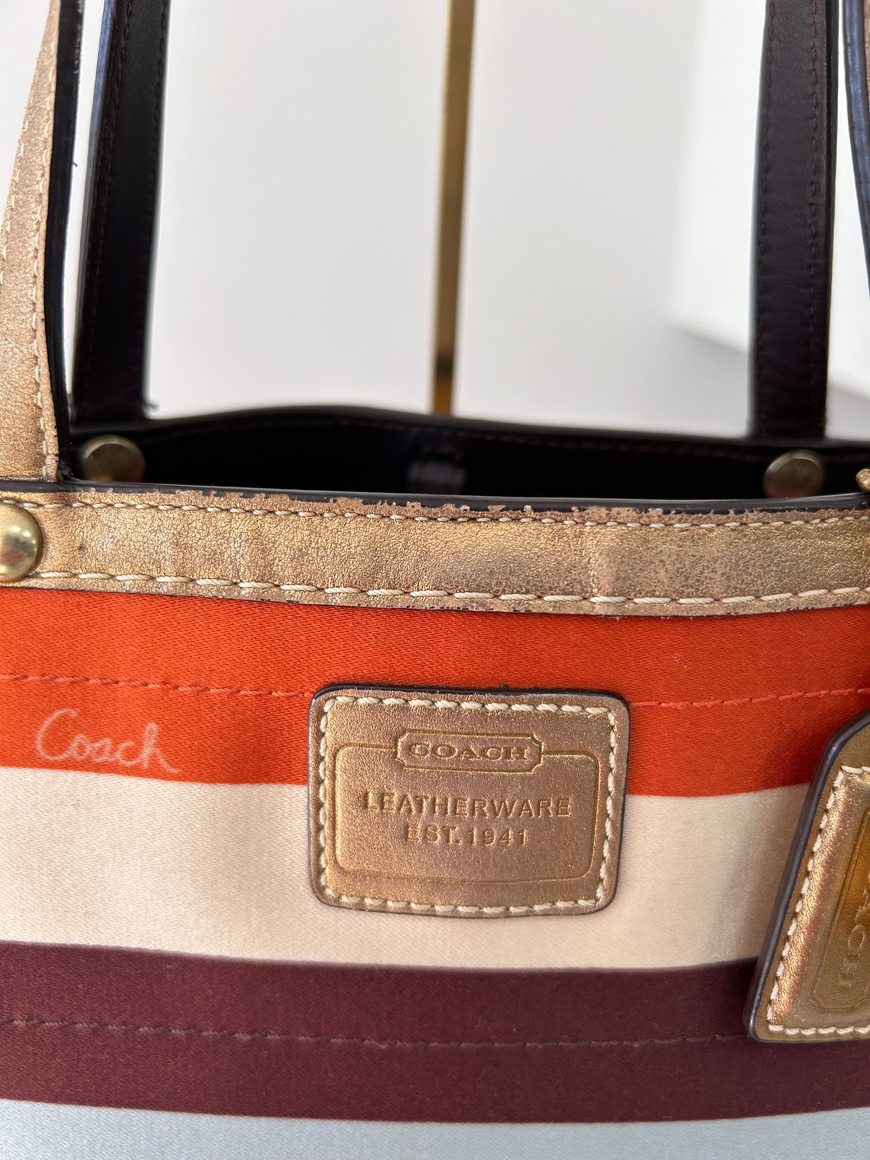 Vintage Coach Legacy mini handbag