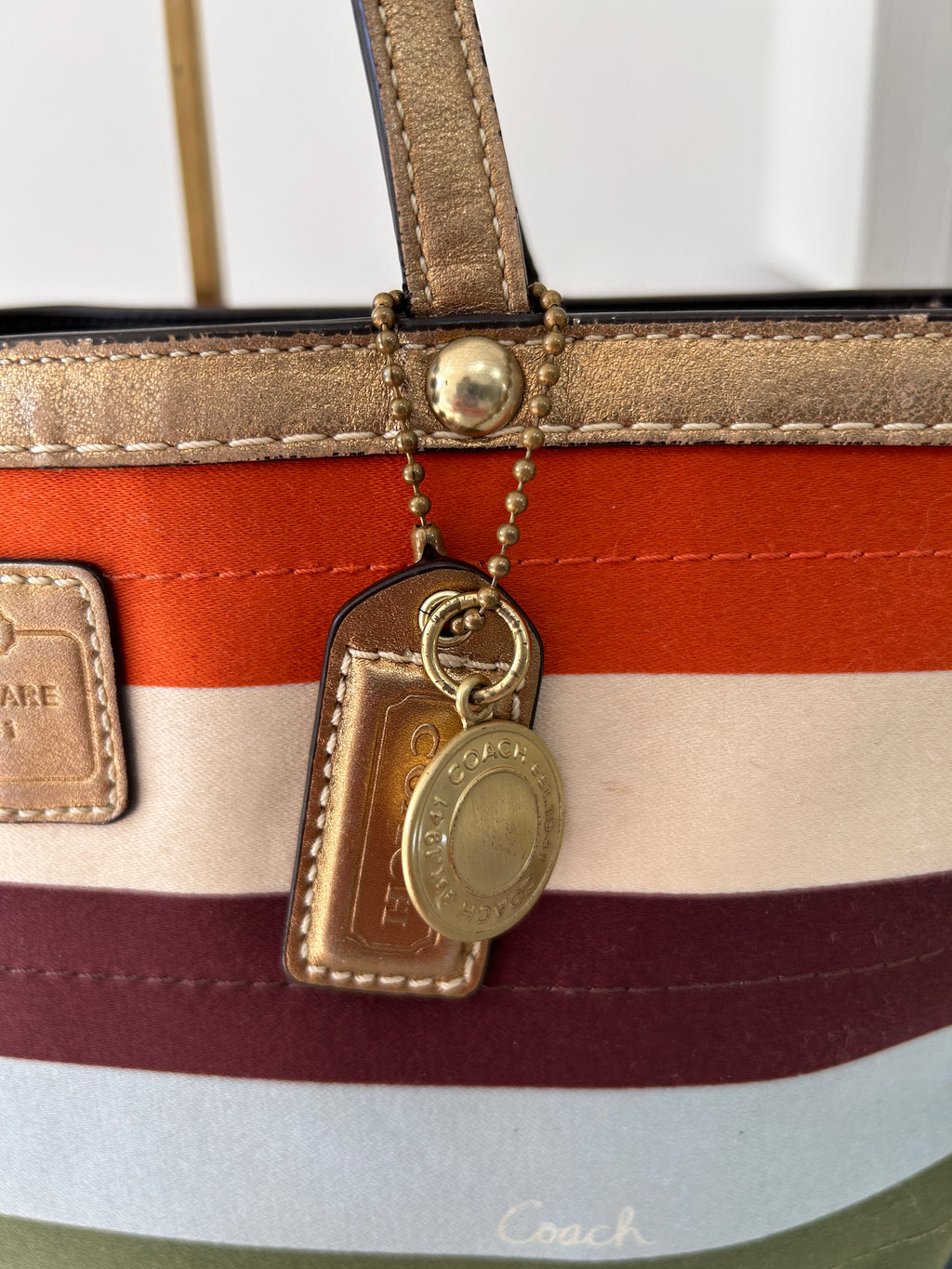 Vintage Coach Legacy mini handbag