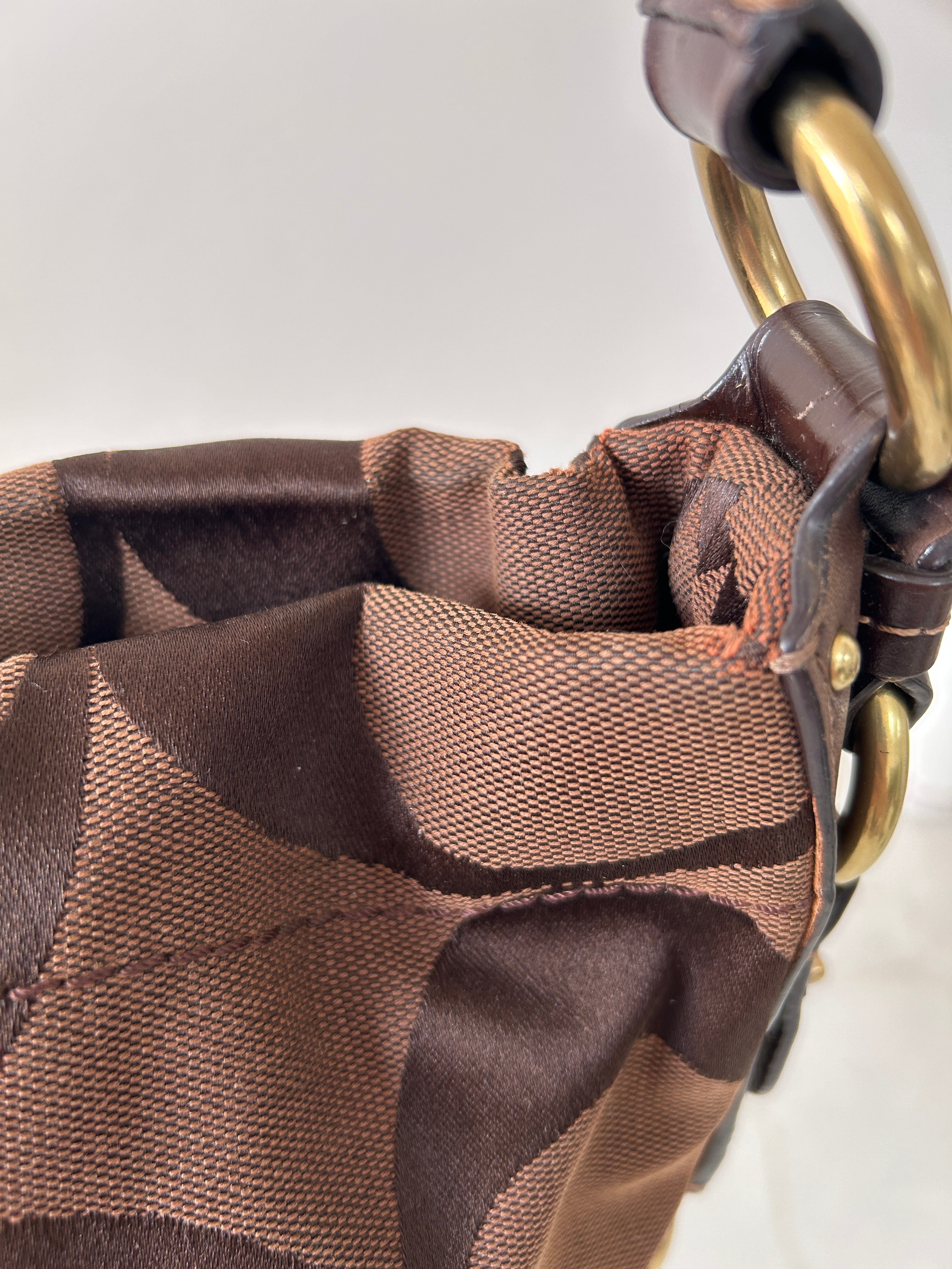 Vintage Coach chocolate brown shoulder bag