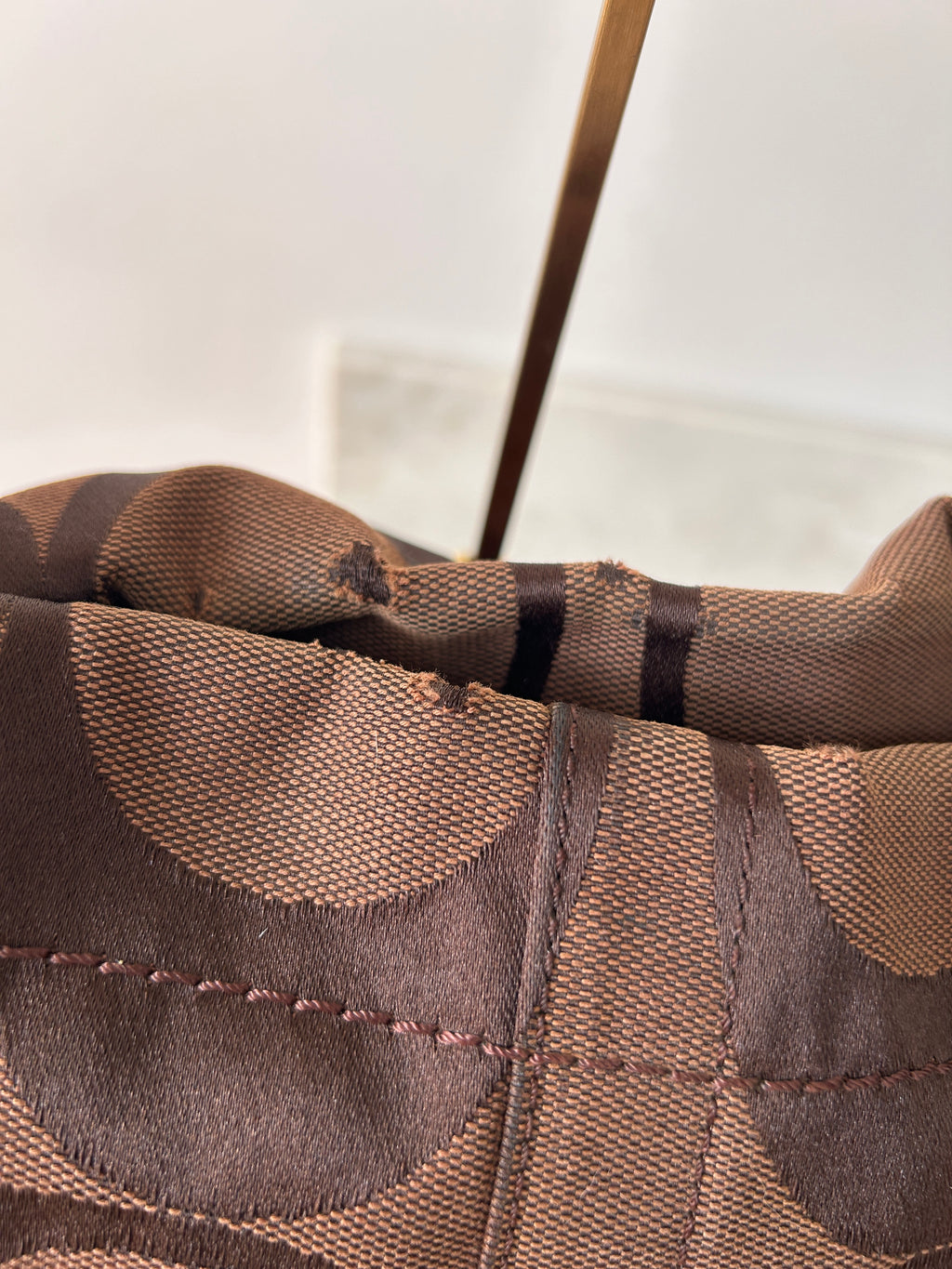 Vintage Coach chocolate brown shoulder bag
