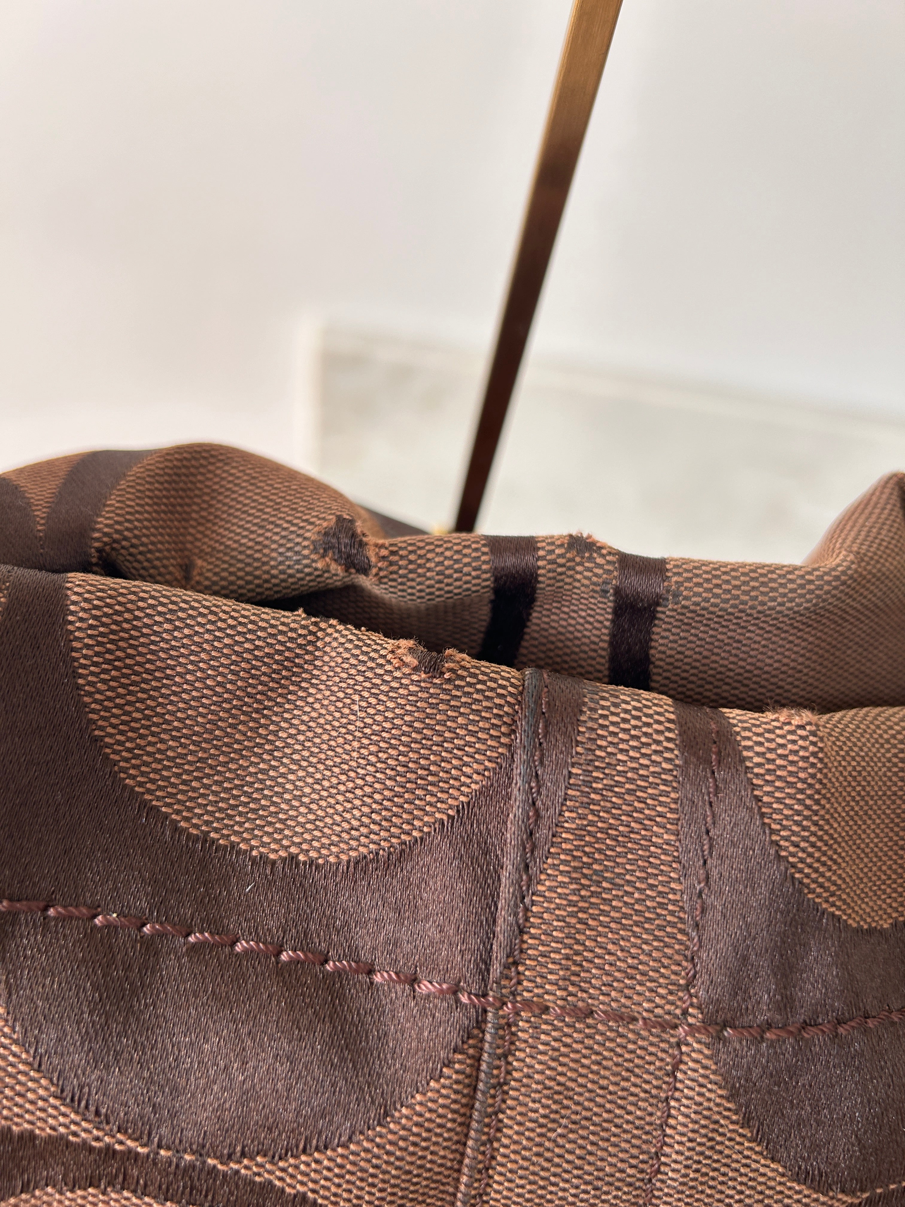 Vintage Coach chocolate brown shoulder bag