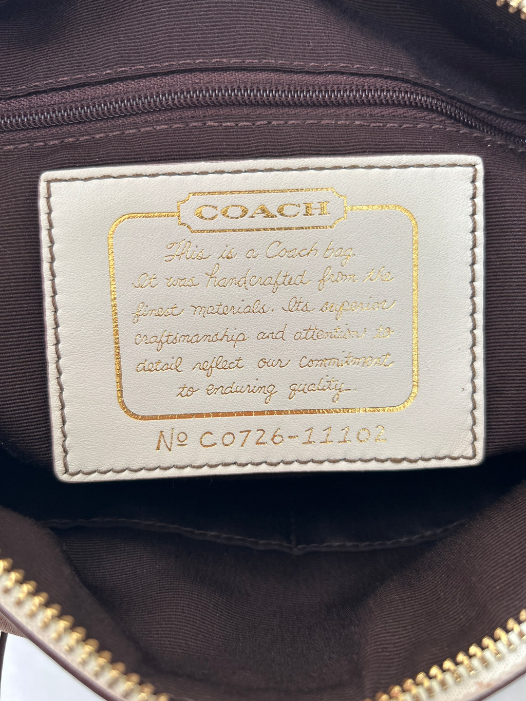Vintage Coach shoulder bag