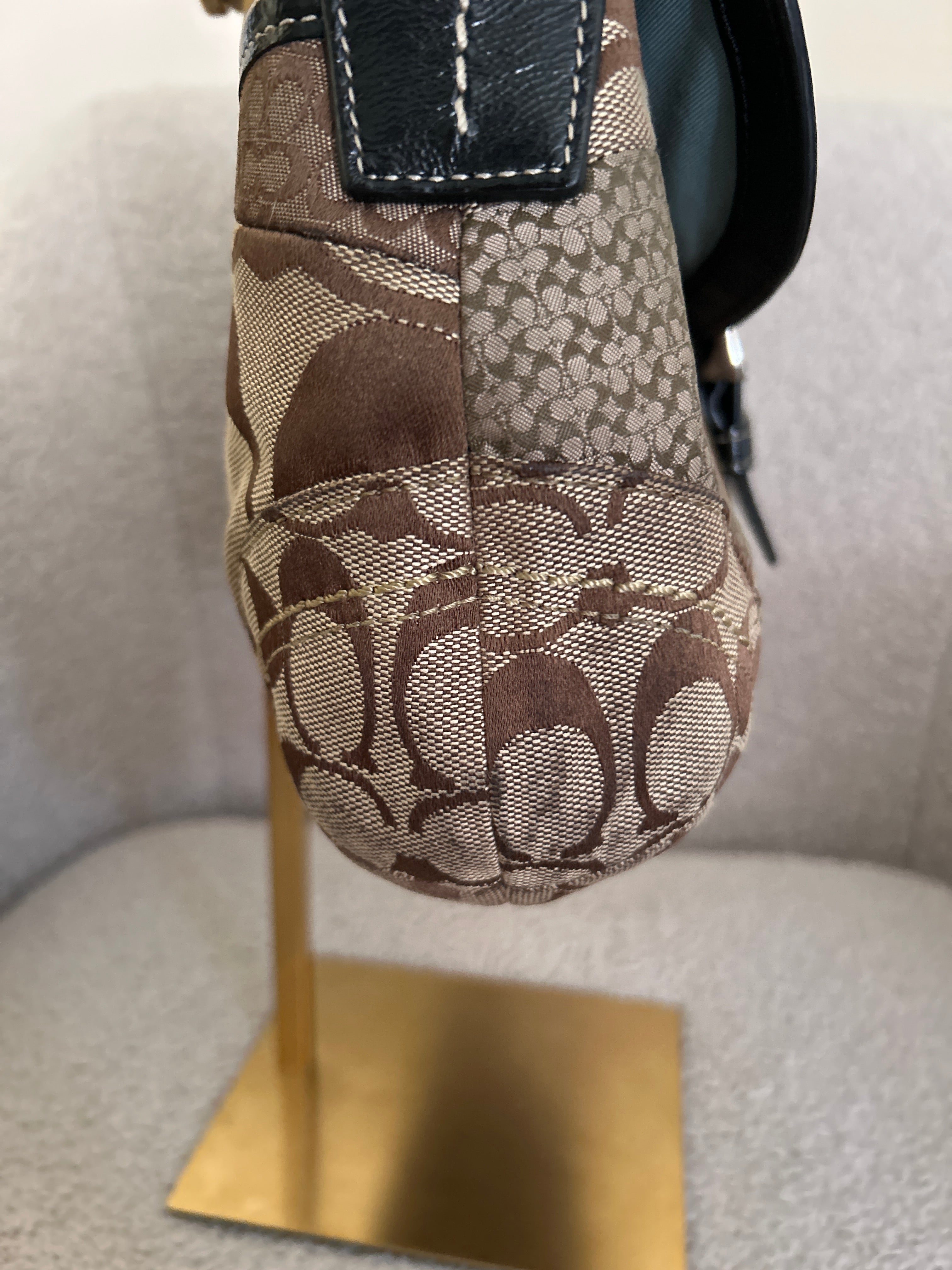 Vintage Coach Soho patchwork shoulder bag