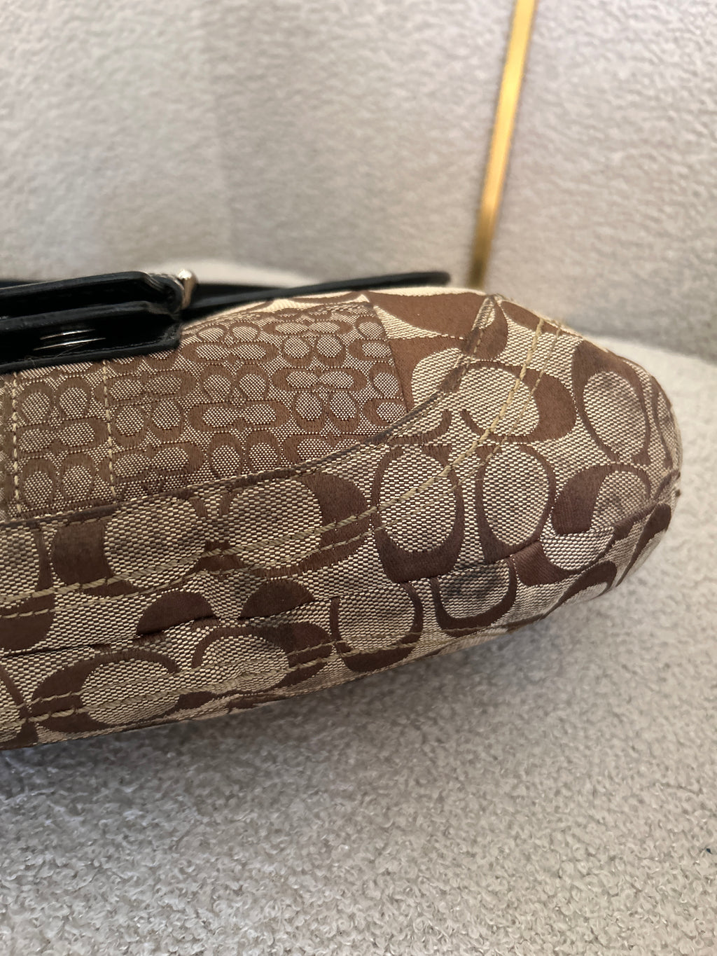 Vintage Coach Soho patchwork shoulder bag