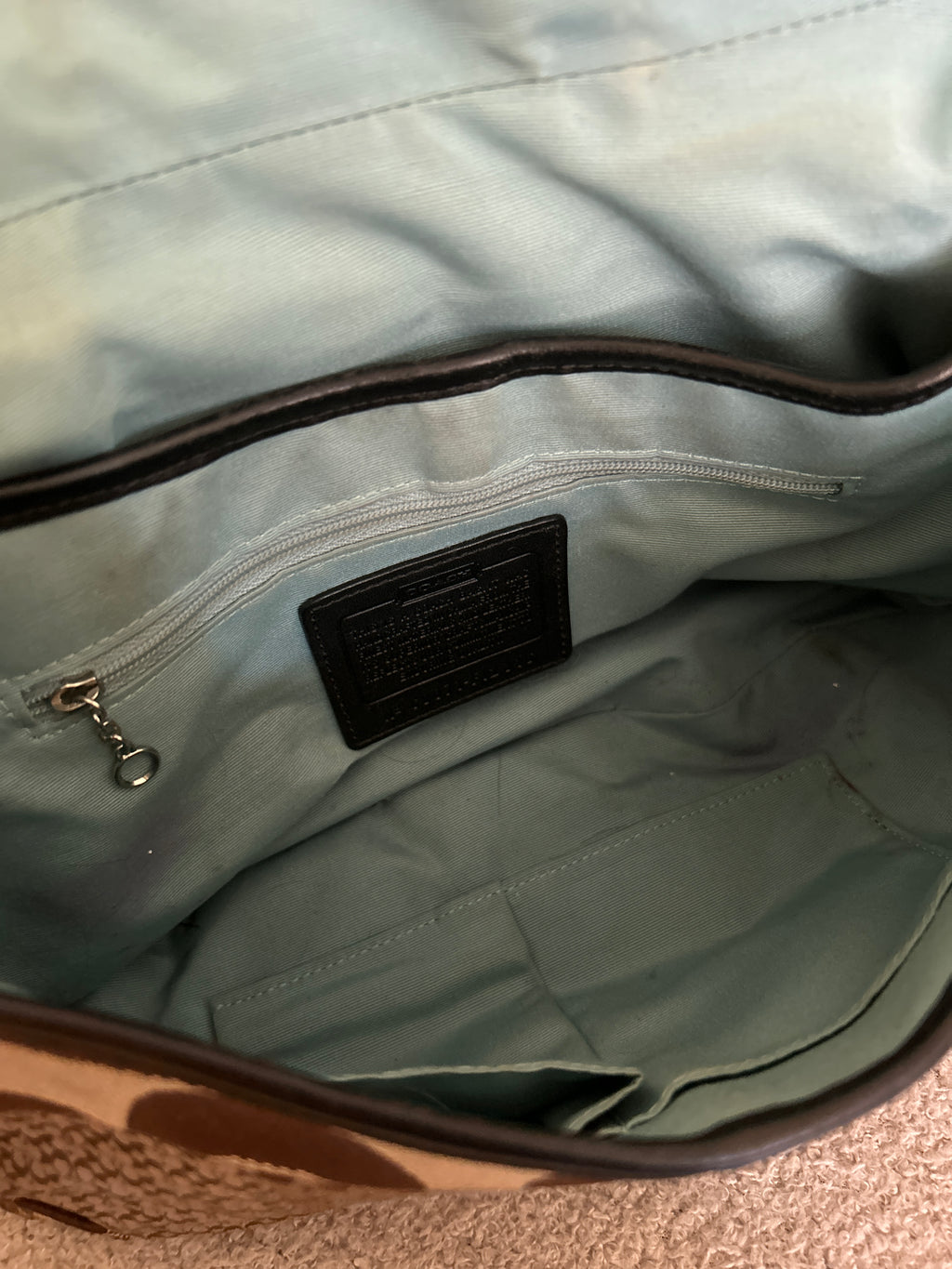 Vintage Coach Soho patchwork shoulder bag