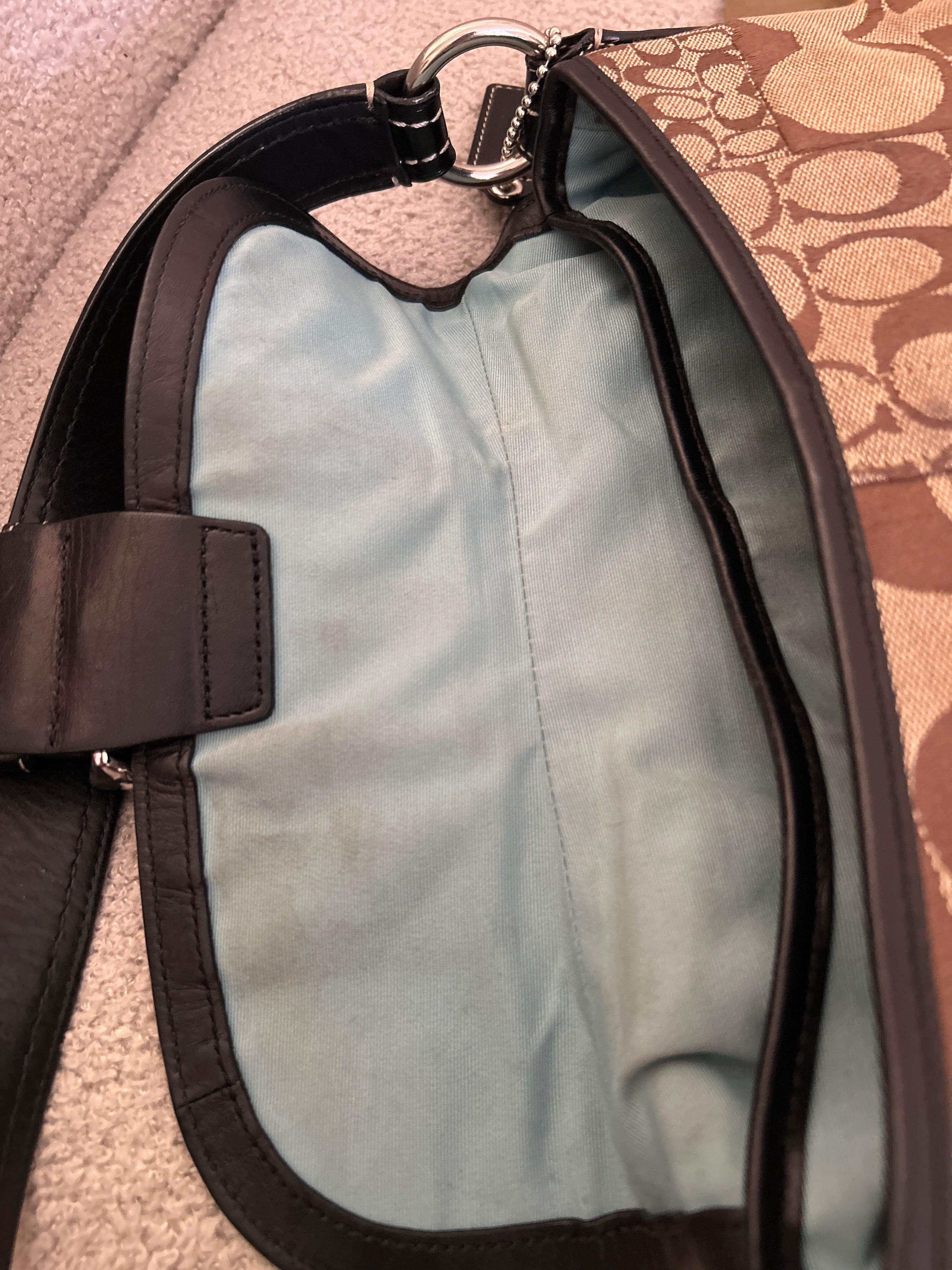 Vintage Coach Soho patchwork shoulder bag