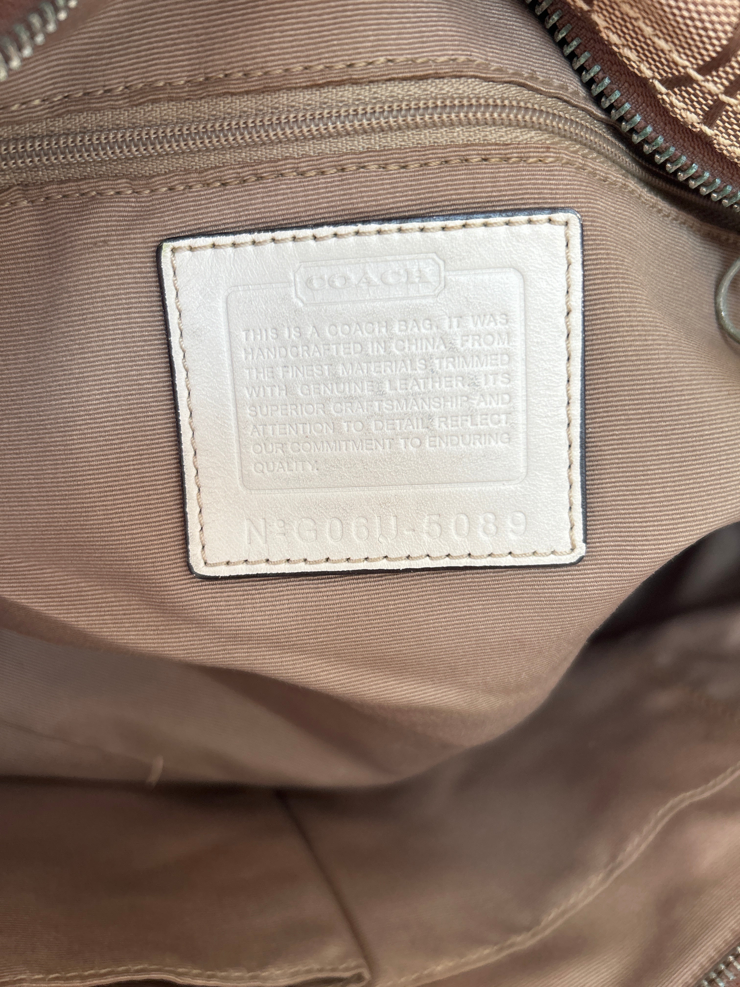Vintage Coach shoulder bag