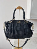 Vintage Coach black shoulder bag