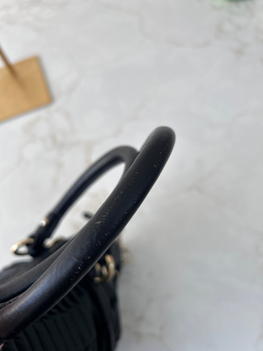 Vintage Coach black shoulder bag