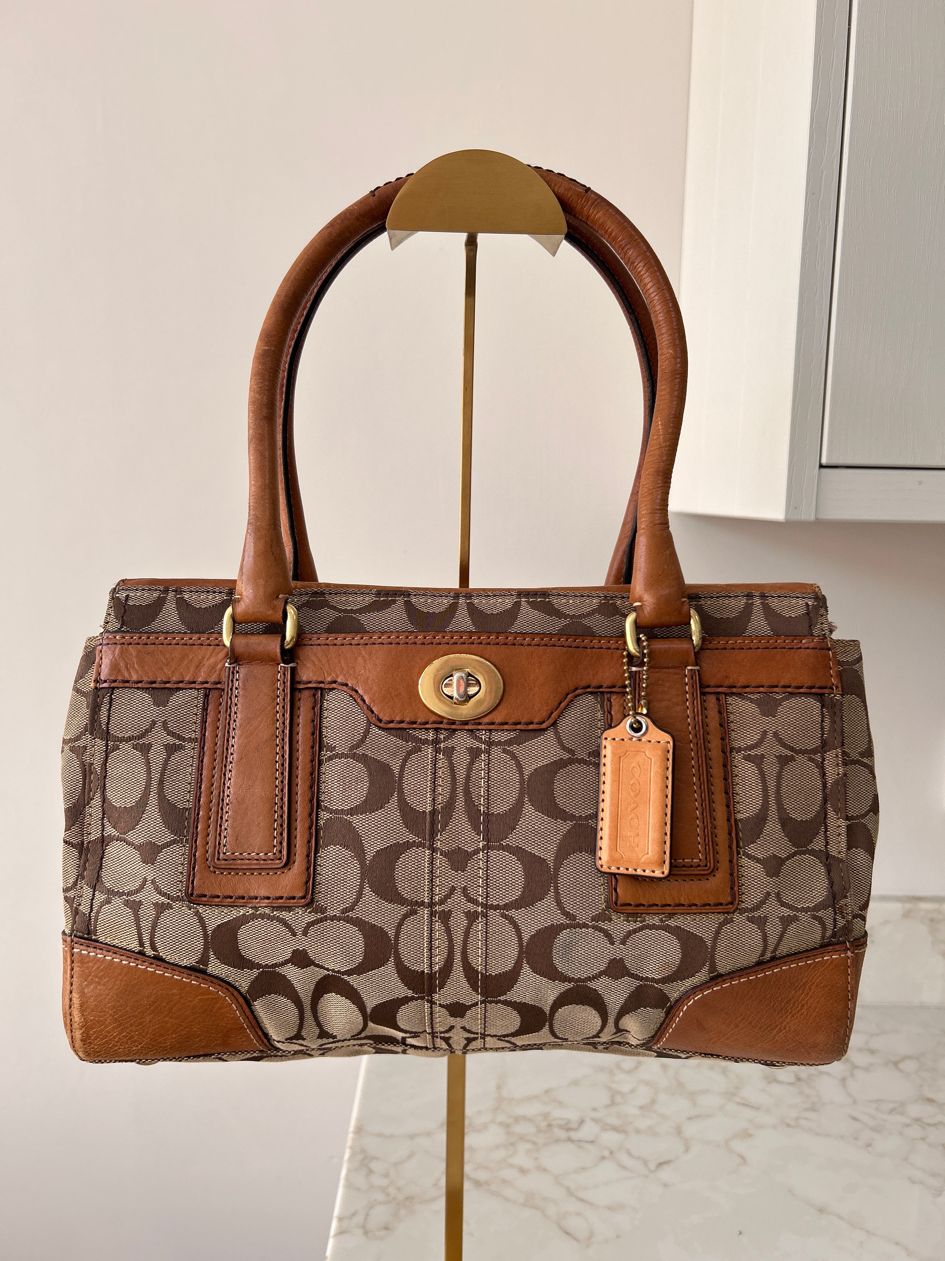 Vintage Coach Hampton shoulder bag
