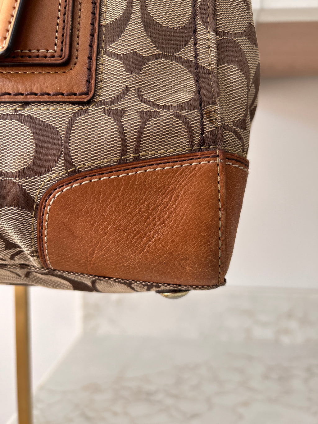 Vintage Coach Hampton shoulder bag