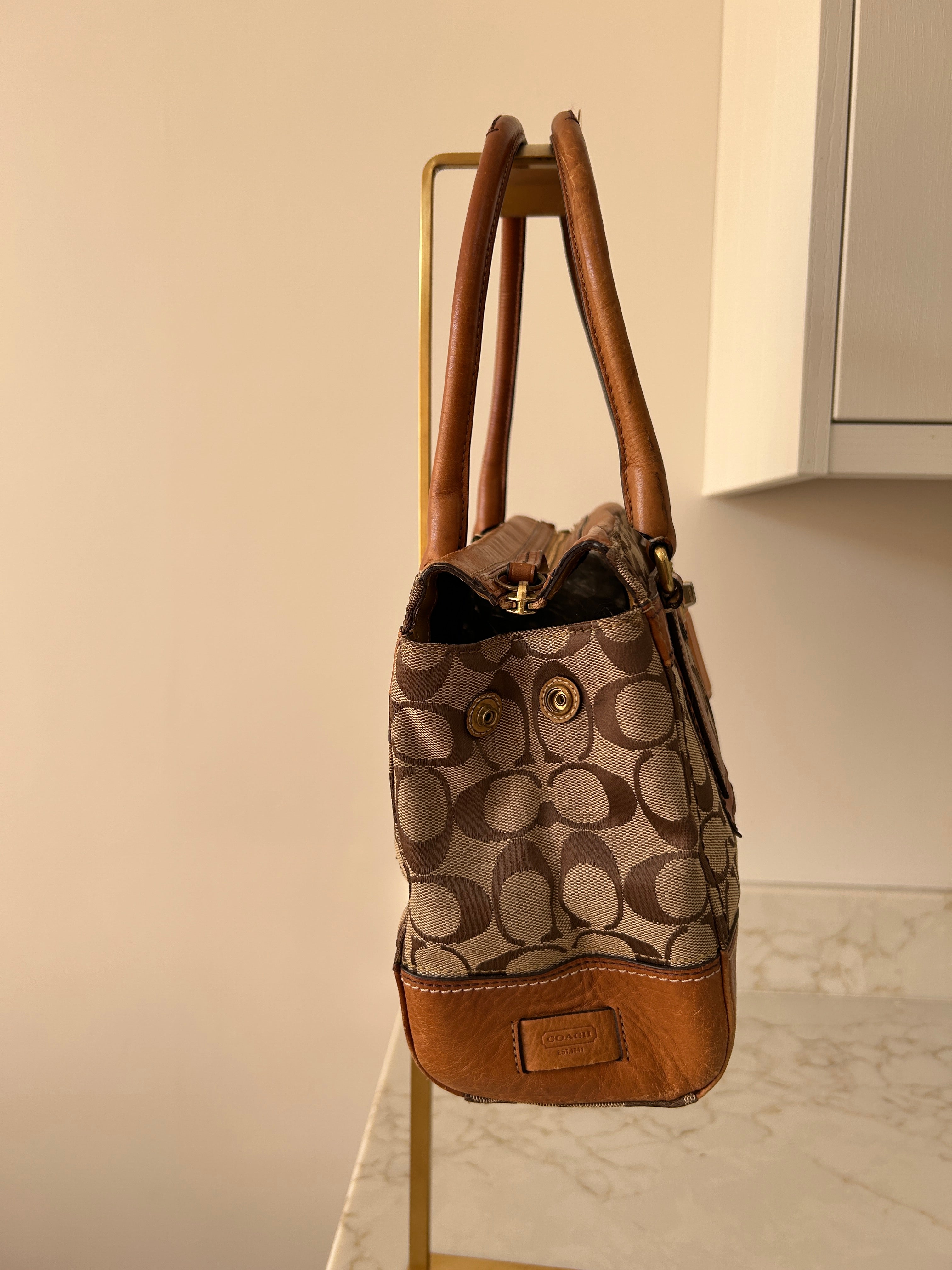 Vintage Coach Hampton shoulder bag