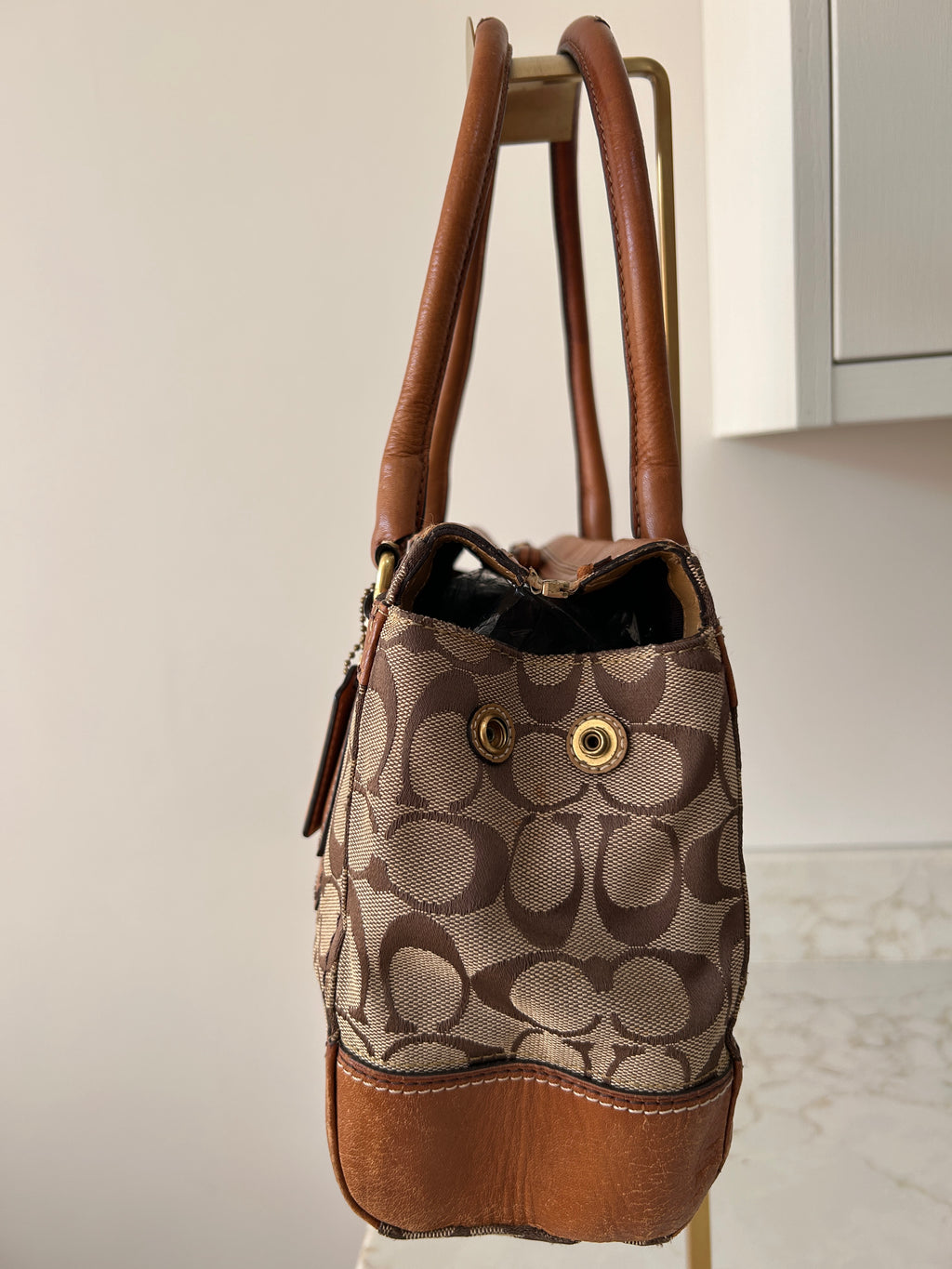 Vintage Coach Hampton shoulder bag