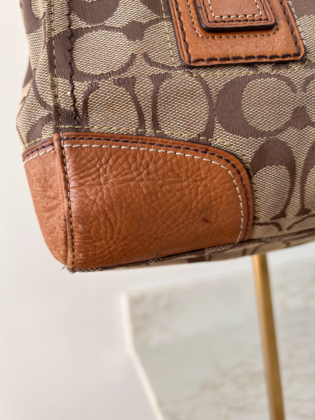 Vintage Coach Hampton shoulder bag