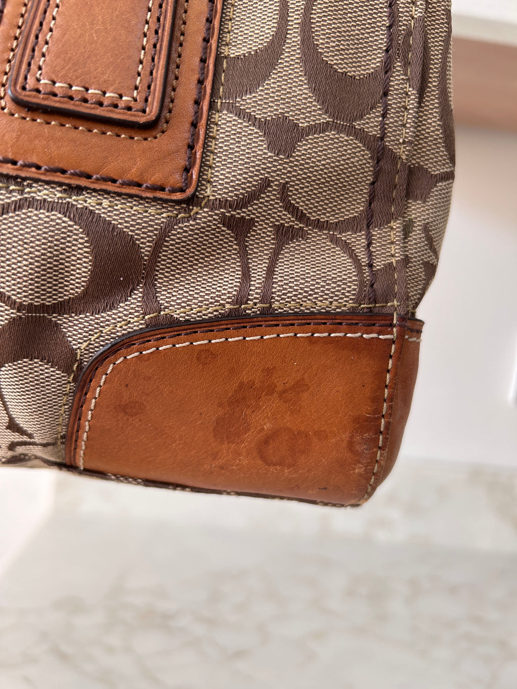Vintage Coach Hampton shoulder bag