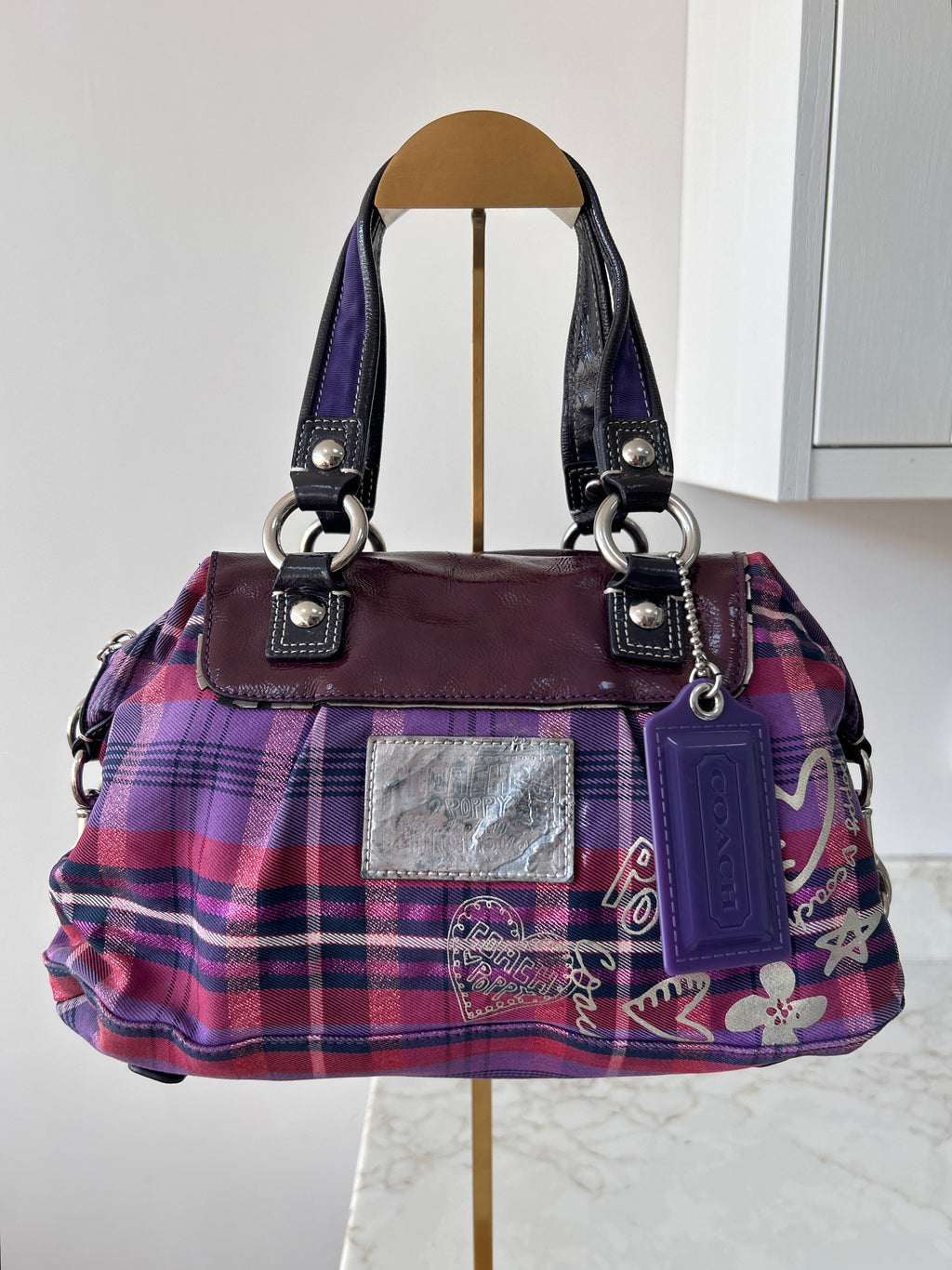 Vintage Coach Poppy shoulder bag