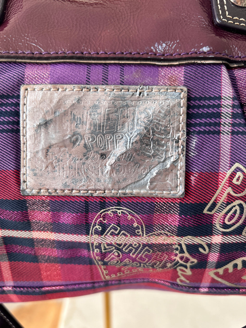 Vintage Coach Poppy shoulder bag