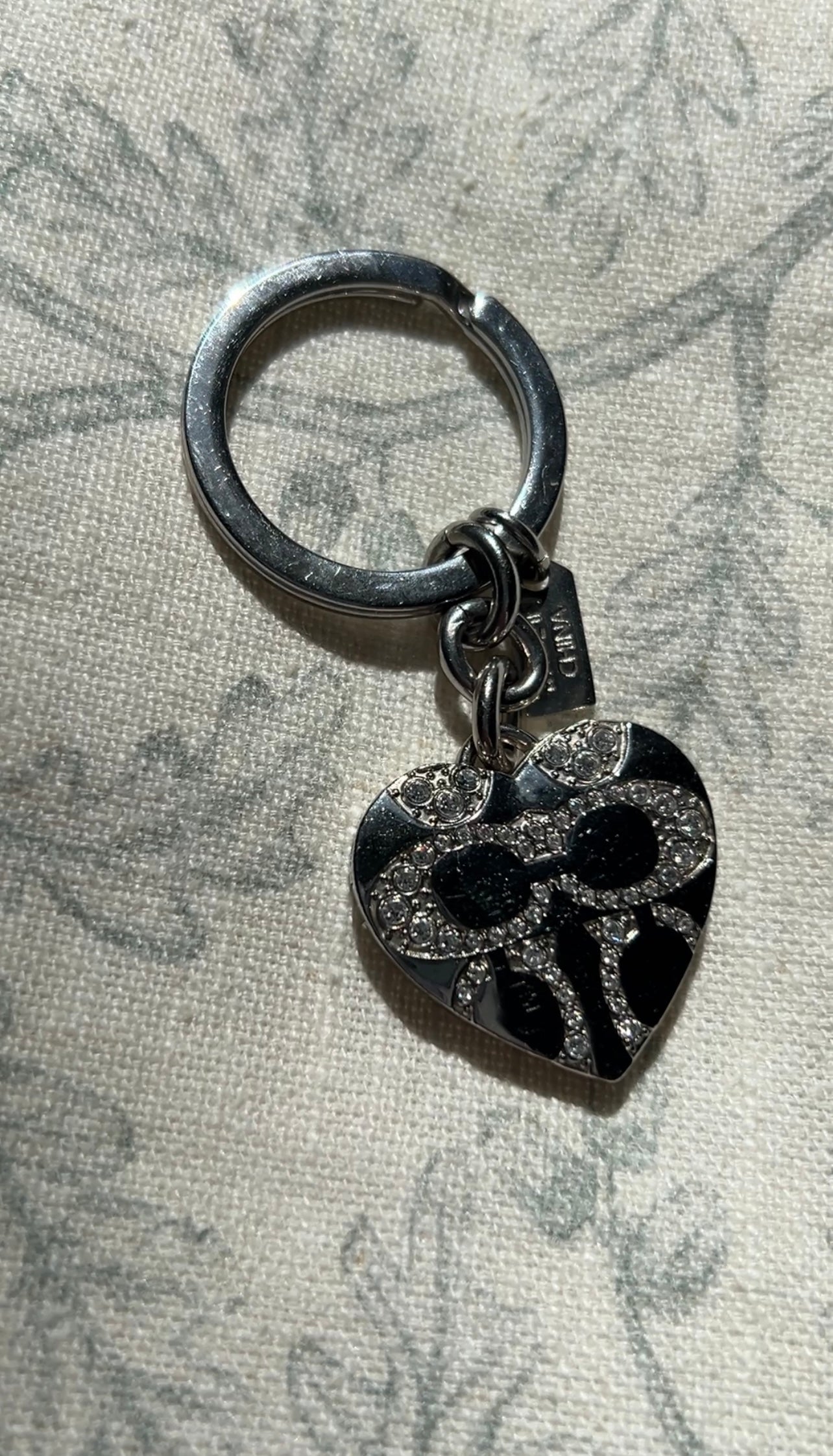 Coach locket keyring