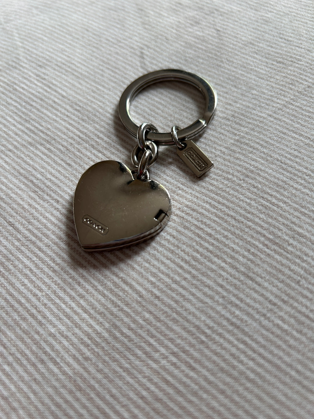 Coach locket keyring