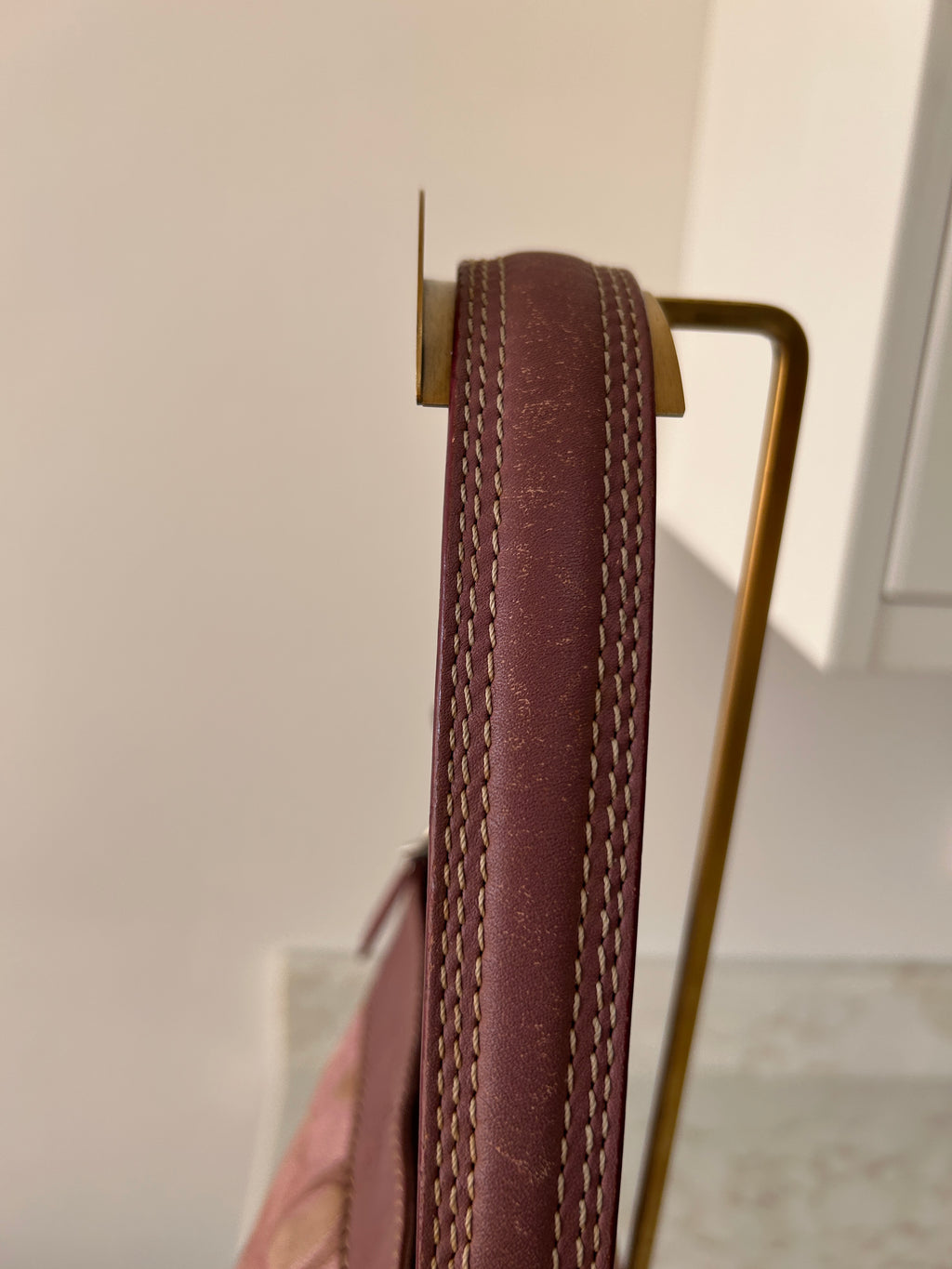 Vintage Coach mini Zoe optic monogram shoulder bag