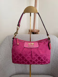 Vintage Coach pink Madison mini shoulder bag